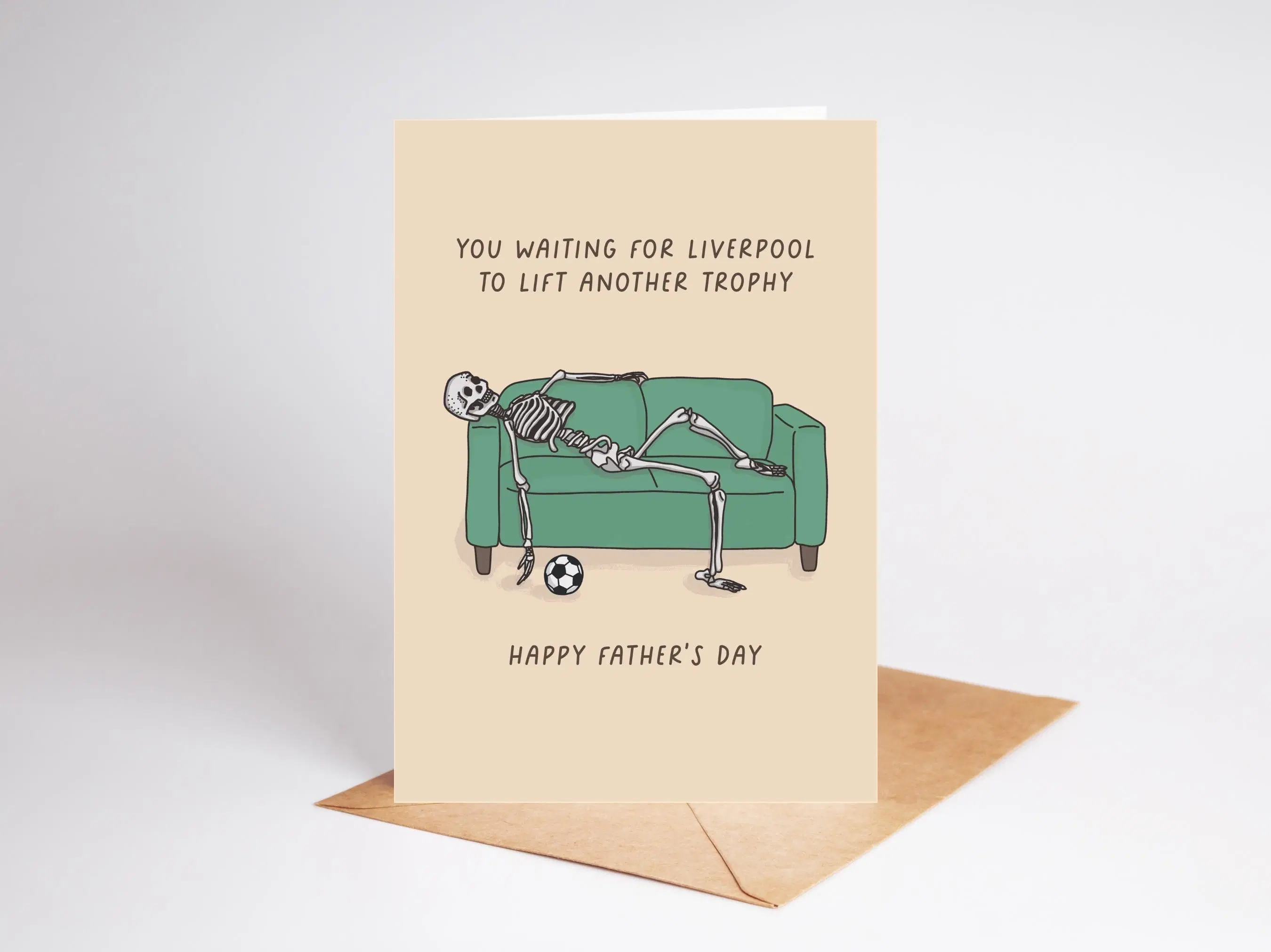 Personalised Football Team | Funny Football Dad Father's Day Card