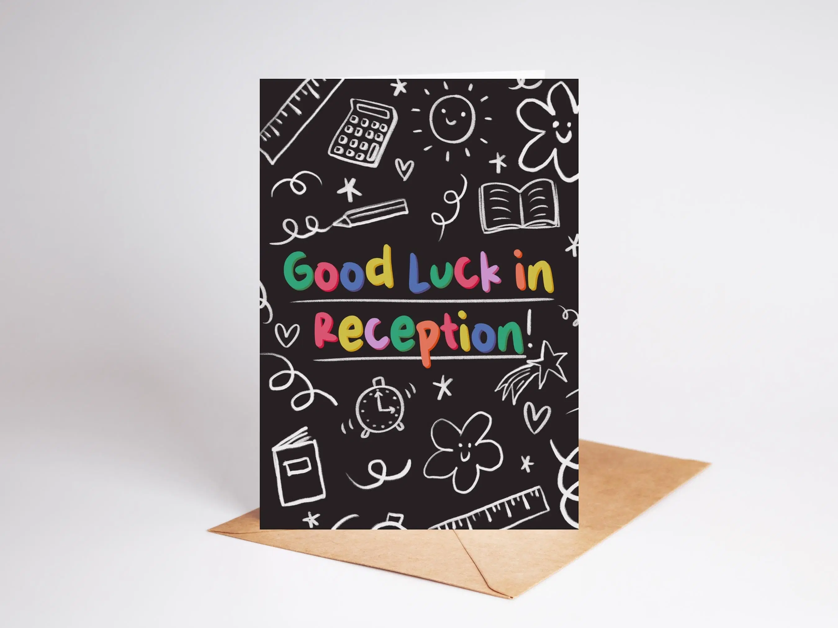 Good Luck in Reception | School Card