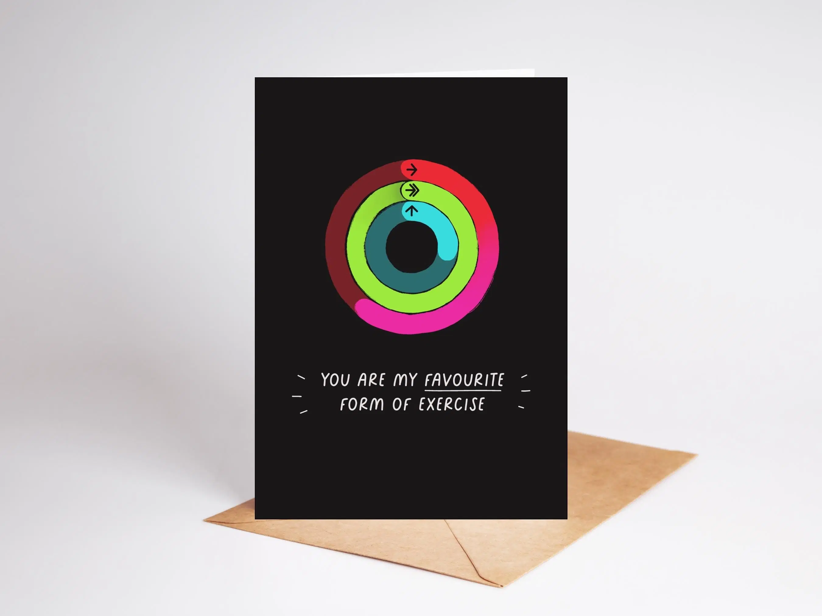 You're My Favourite Form Of Exercise | Rude Anniversary, Valentine's Day Card