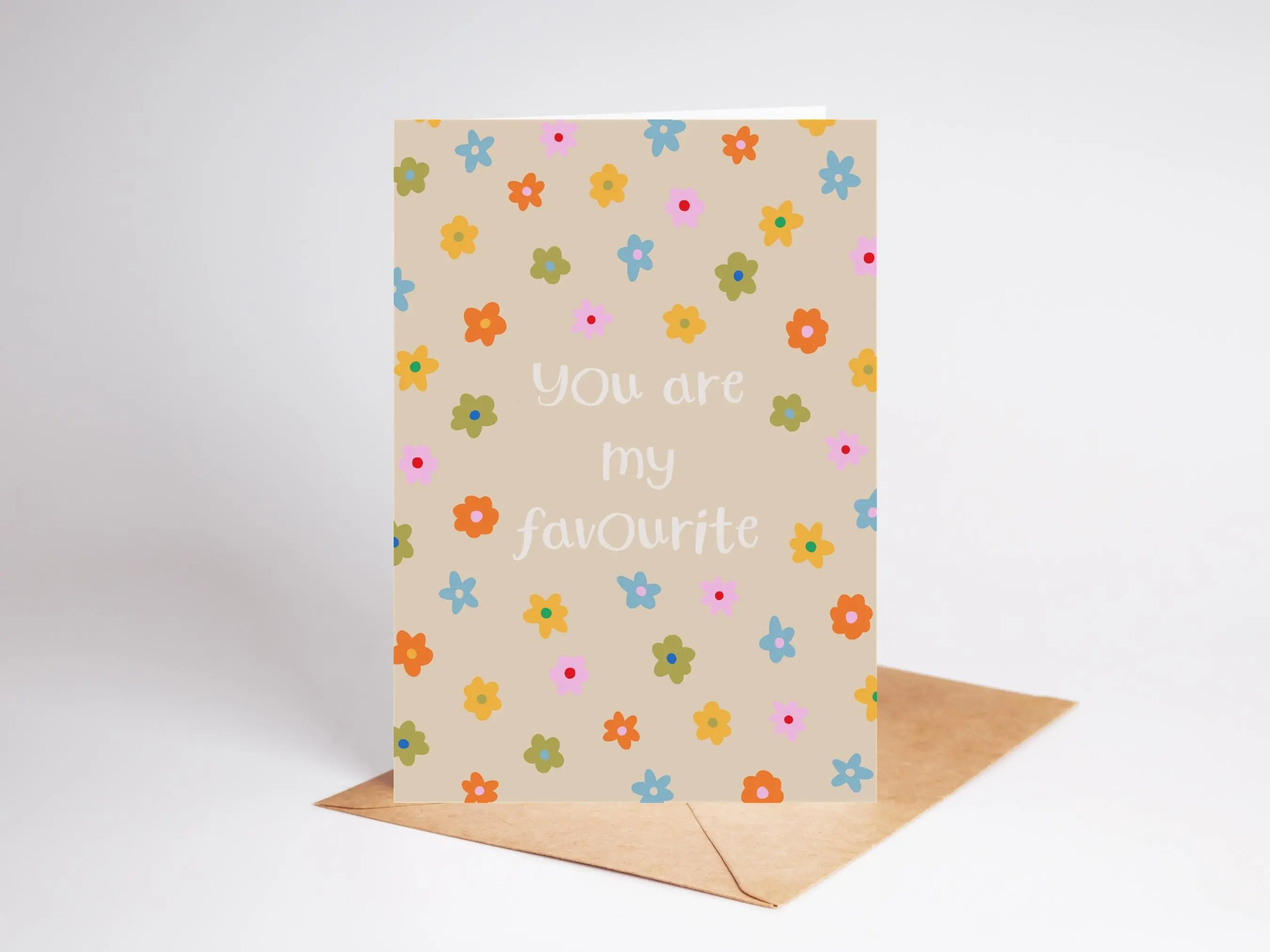 You Are My Favourite Card | Friendship, Anniversary, Valentine's Day, Just Because, Thank You Card