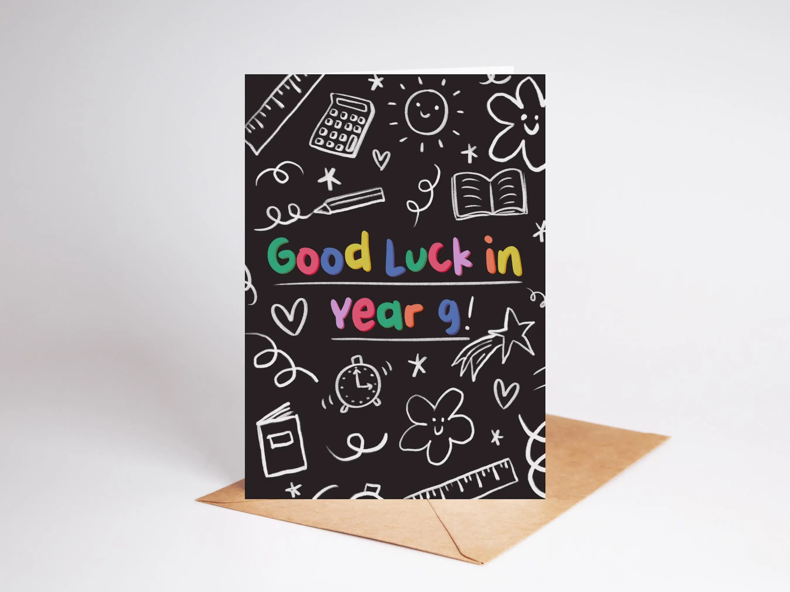 Good Luck in Year 9 | School Card