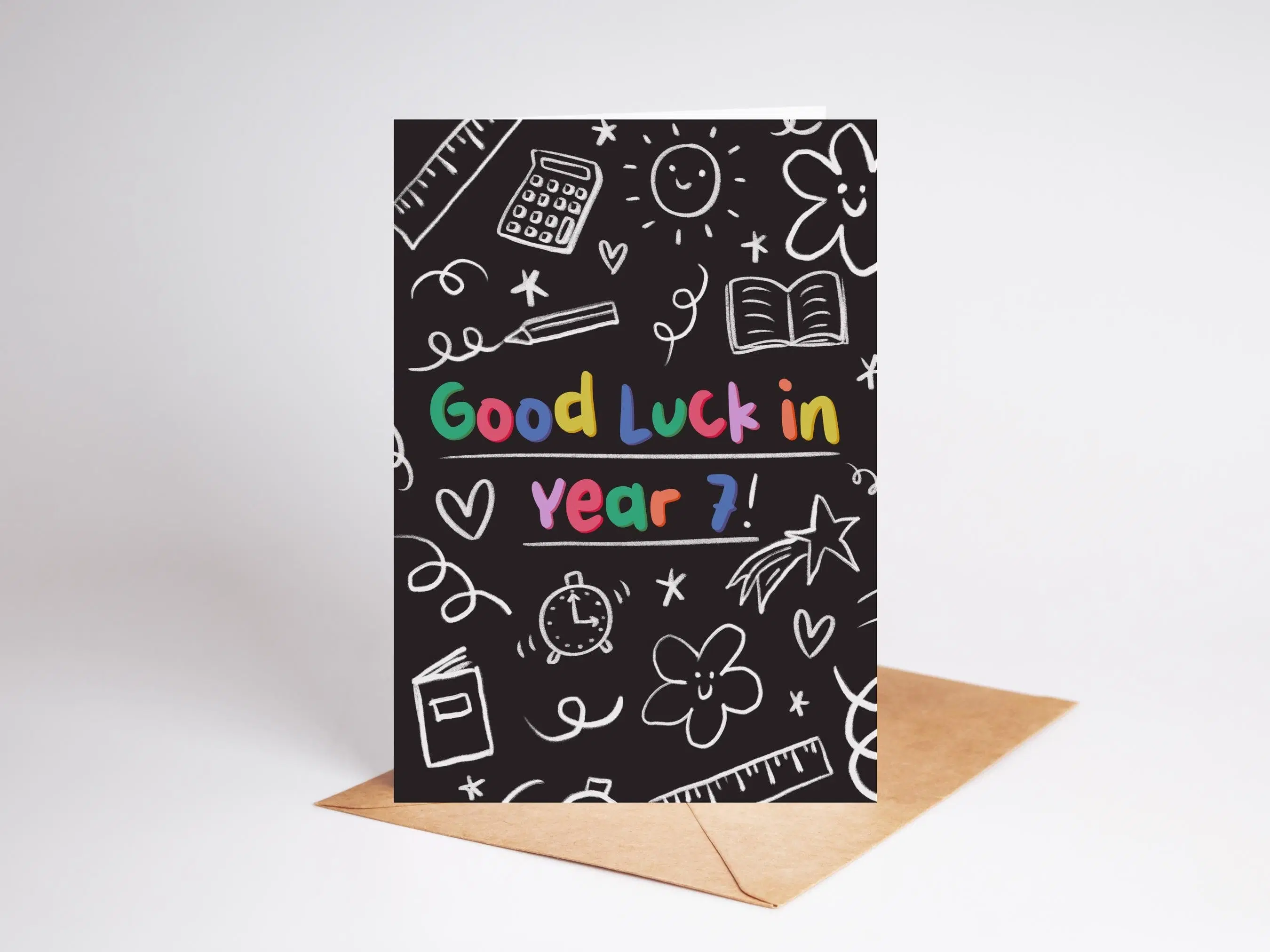 Good Luck in Year 7 | School Card