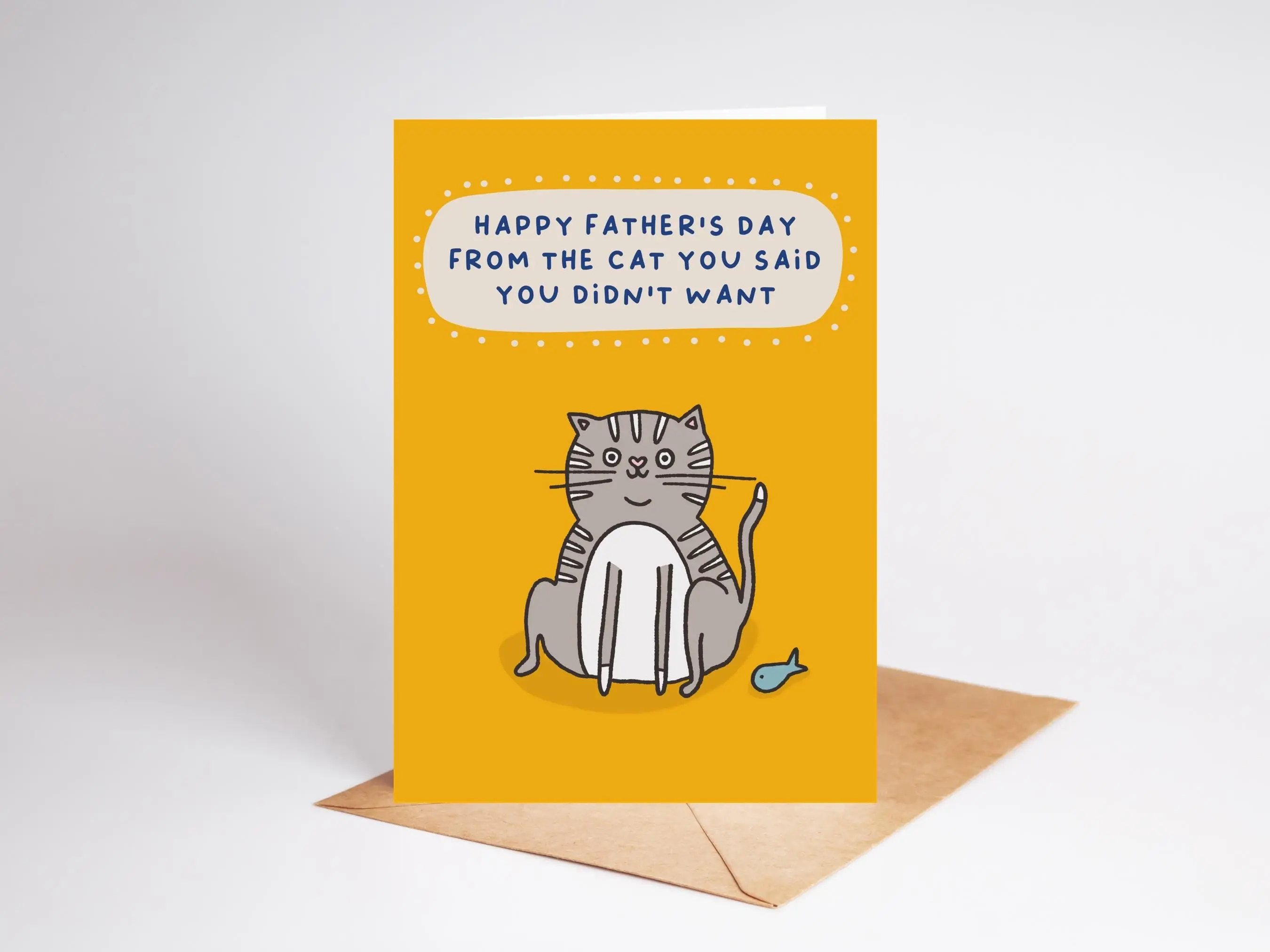 From the Cat You Didn't Want | Fathers Day Card