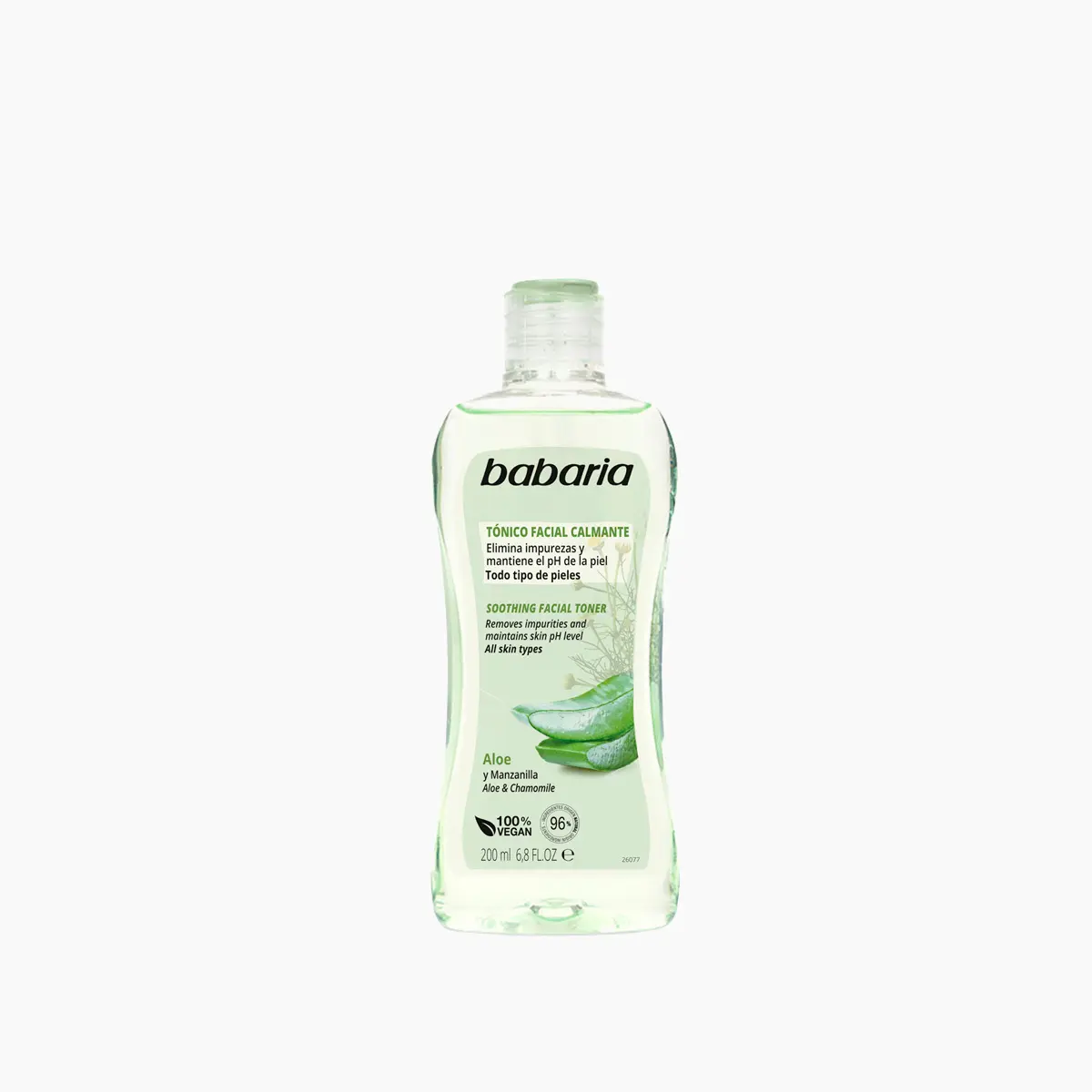 Babaria - Soothing toning face lotion with aloe vera