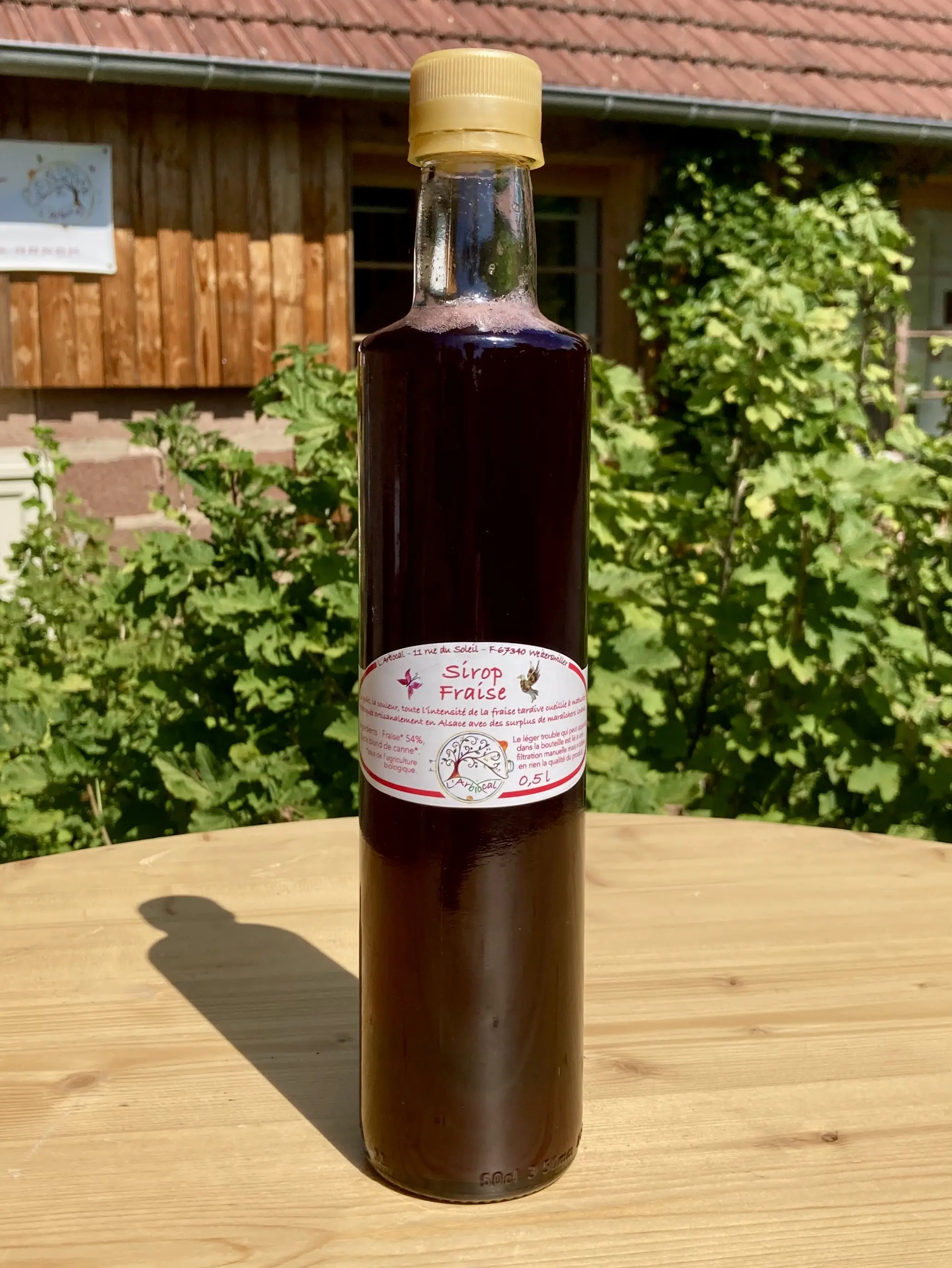 Bio-Erdbeersirup