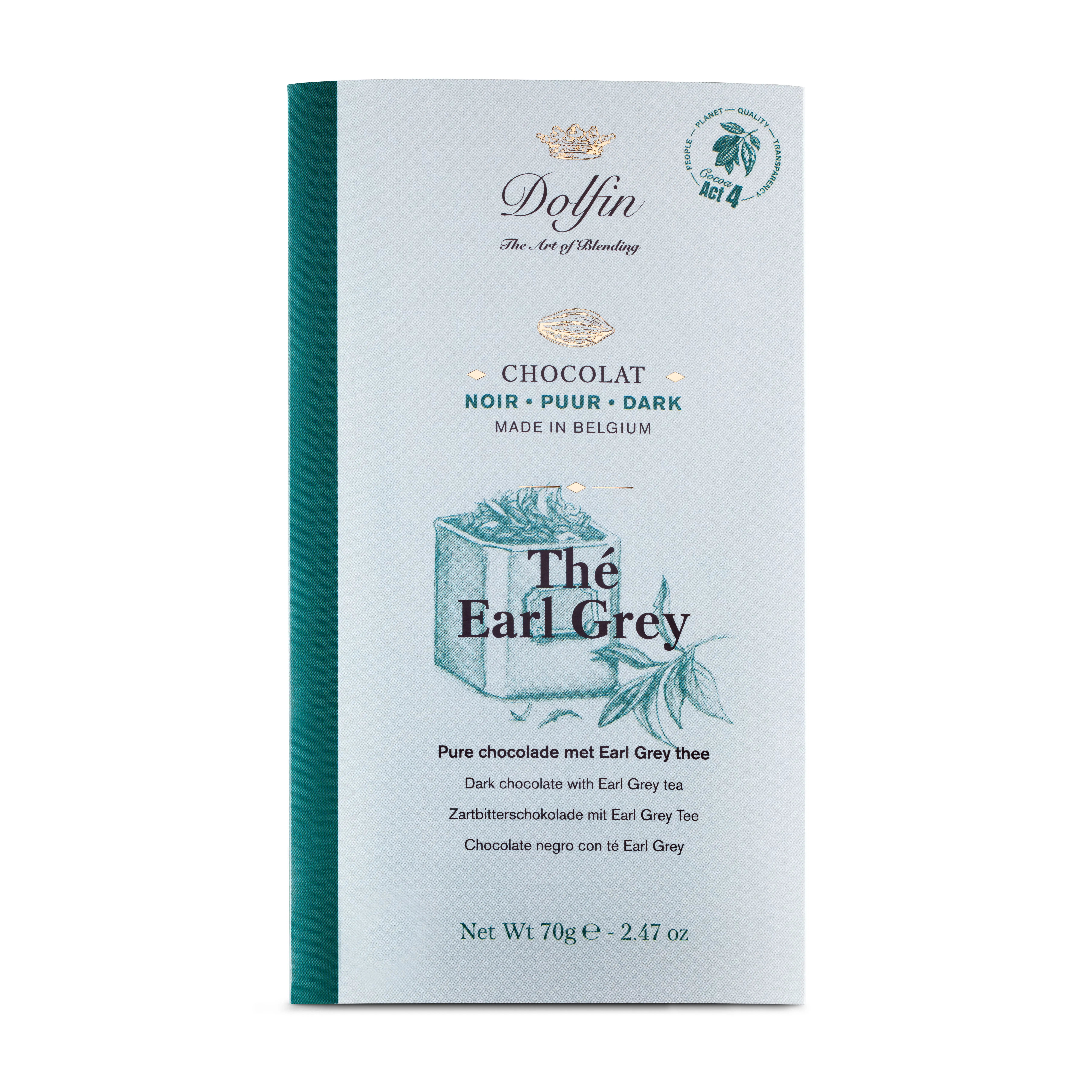 Tablette de Chocolat Noir & thé Earl Grey – 70 g