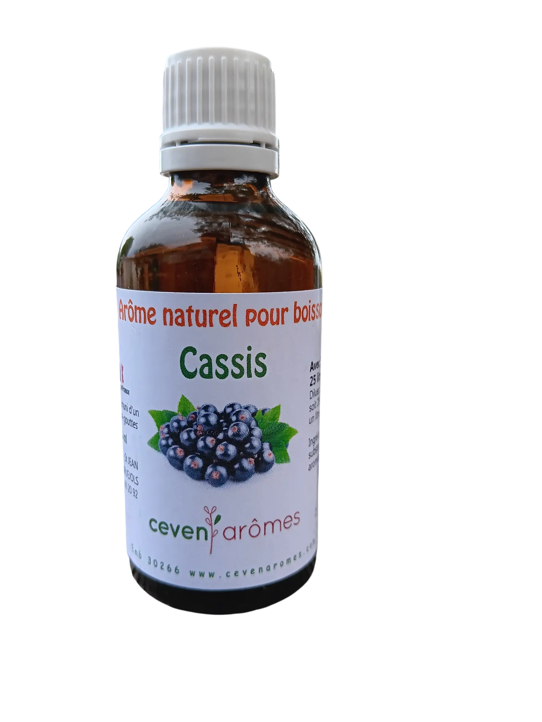 Natürliches Getränkearoma – Schwarze Johannisbeere – 50 ml