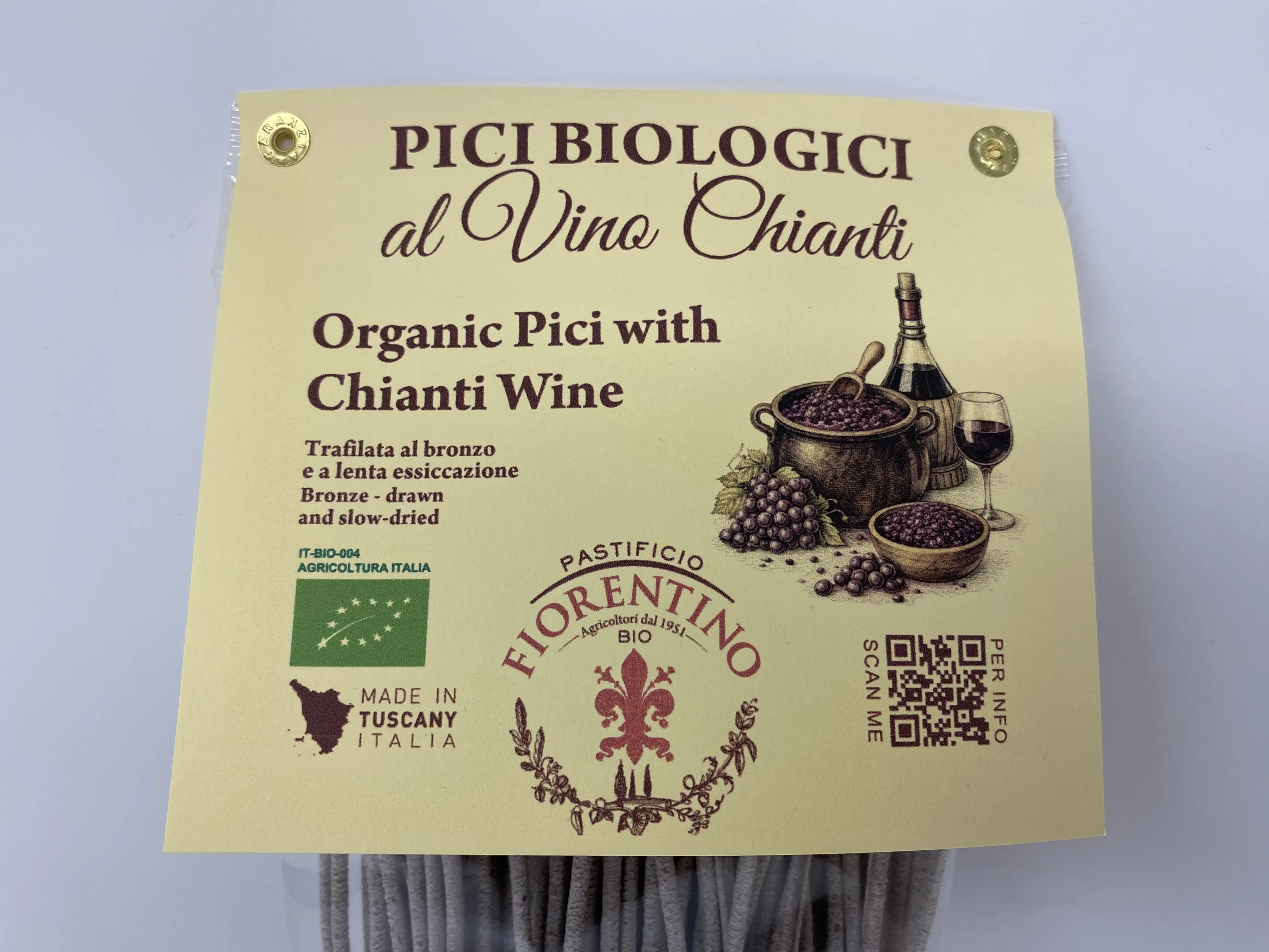 Pasta Bio artigianale al Chianti: pasta lunga 16 pz
