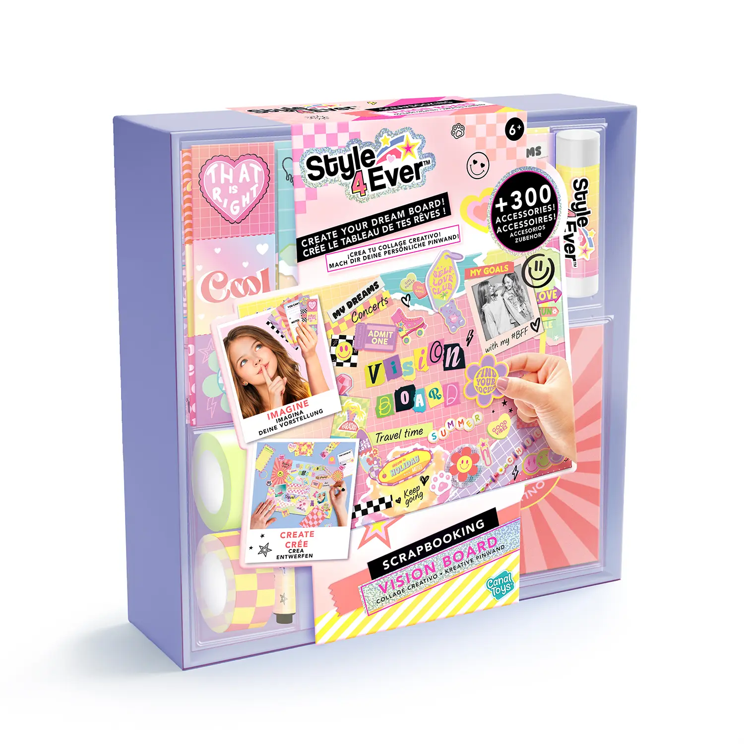 Scrapbooking vision board