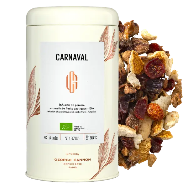 CARNAVAL Infusion de pomme aromatisée aux fruits exotiques Bio