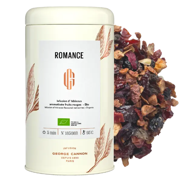 ROMANCE Infusion d'hibiscus aromatisée aux fruits rouges Bio