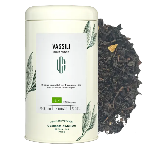 VASSILI GOÛT RUSSE Thé noir aromatisé aux 7 agrumes Bio