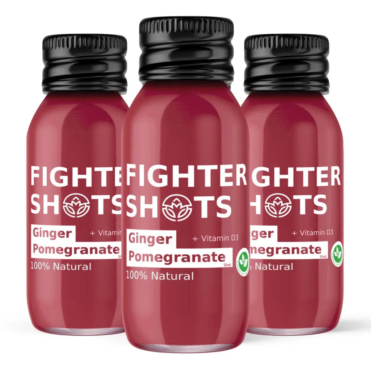 Fighter Shots - Shot Gingembre & Grenade 60 ml - Boîte de 12