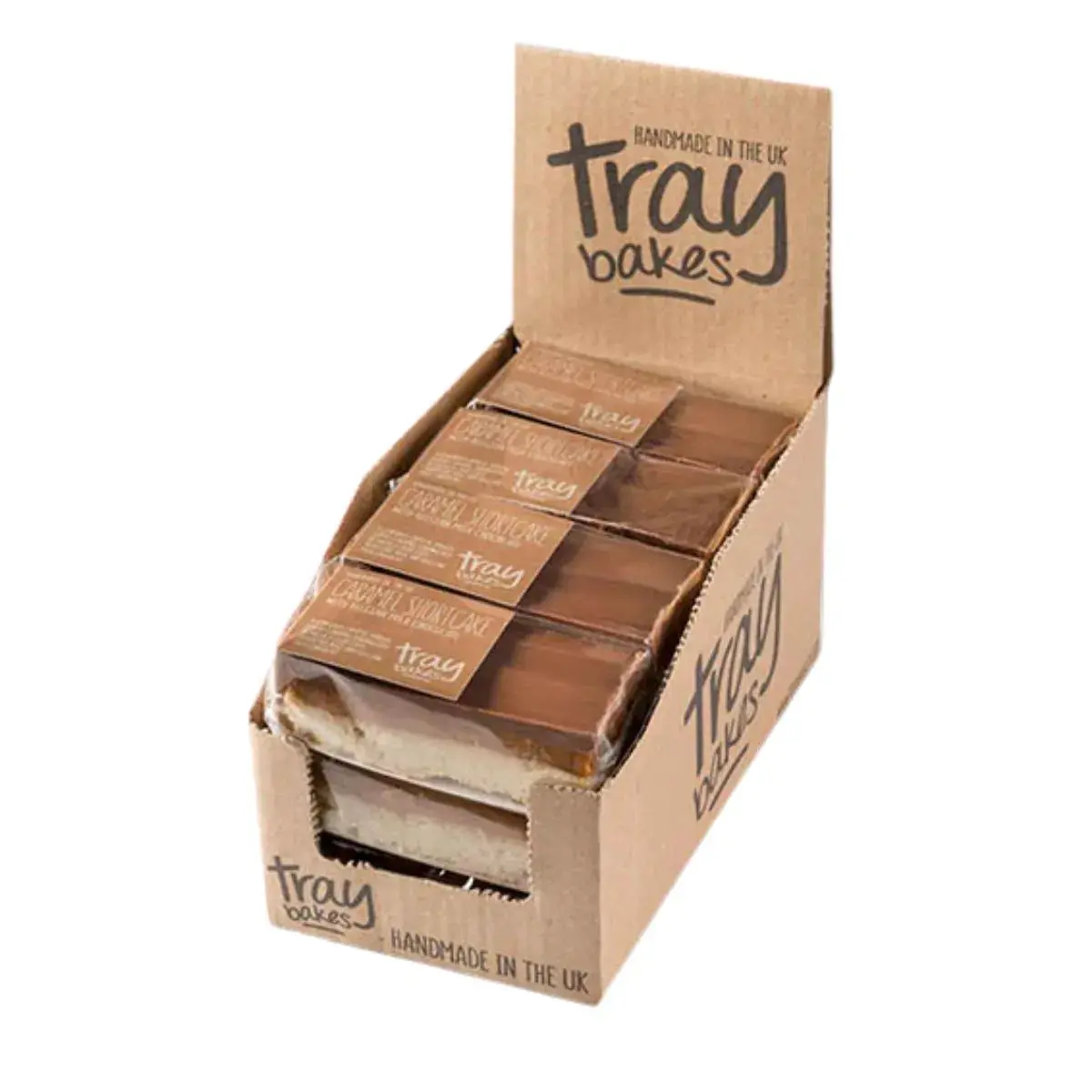 Gâteau sablé au caramel et chocolat au lait Traybakes 12 g - Boîte de 12