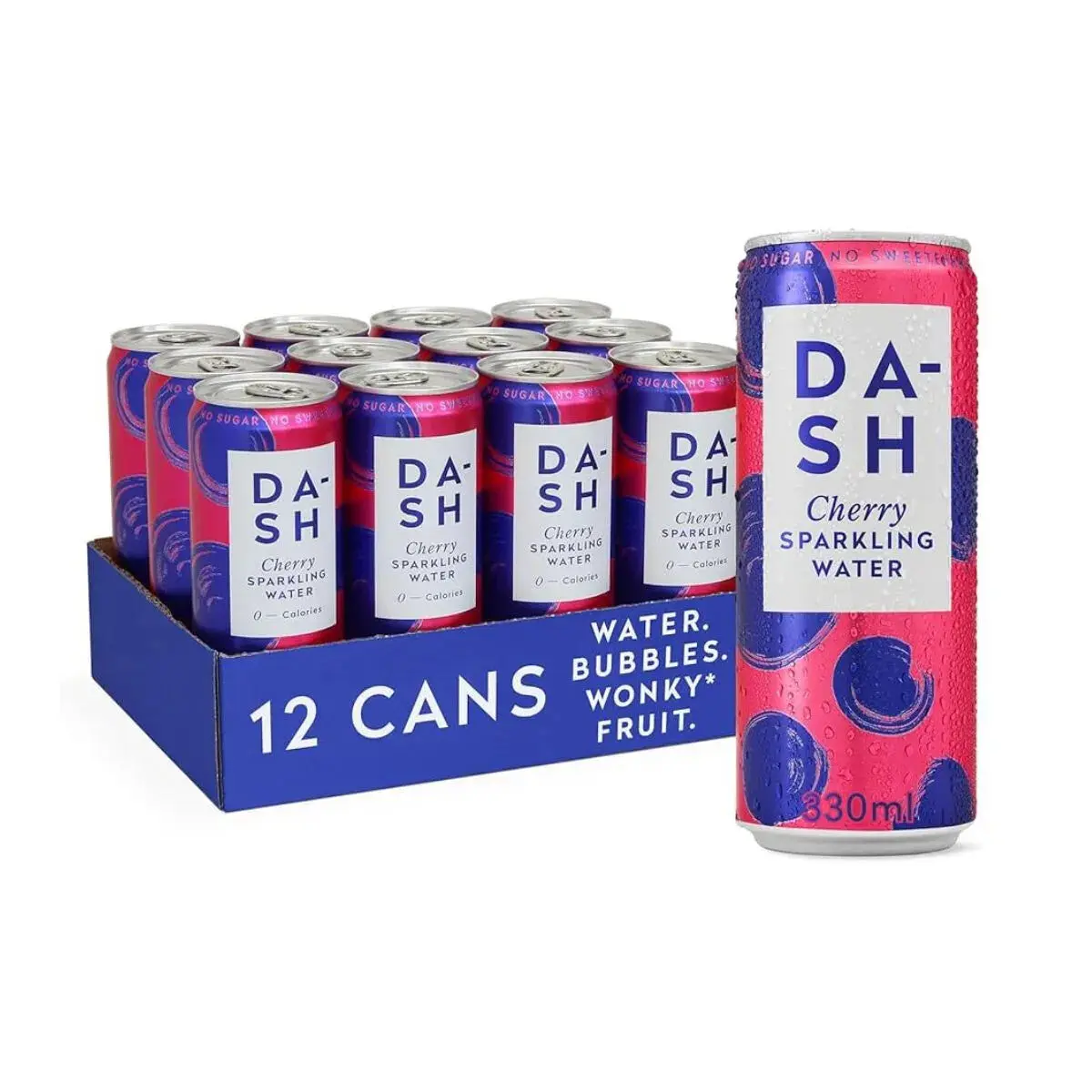 Eau pétillante Dash Cerise 330 ml - Pack de 12