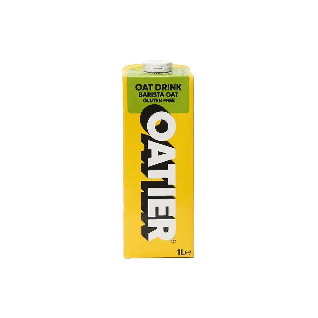 Lait d'avoine sans gluten Oatier Barista 1 L - Lot de 6