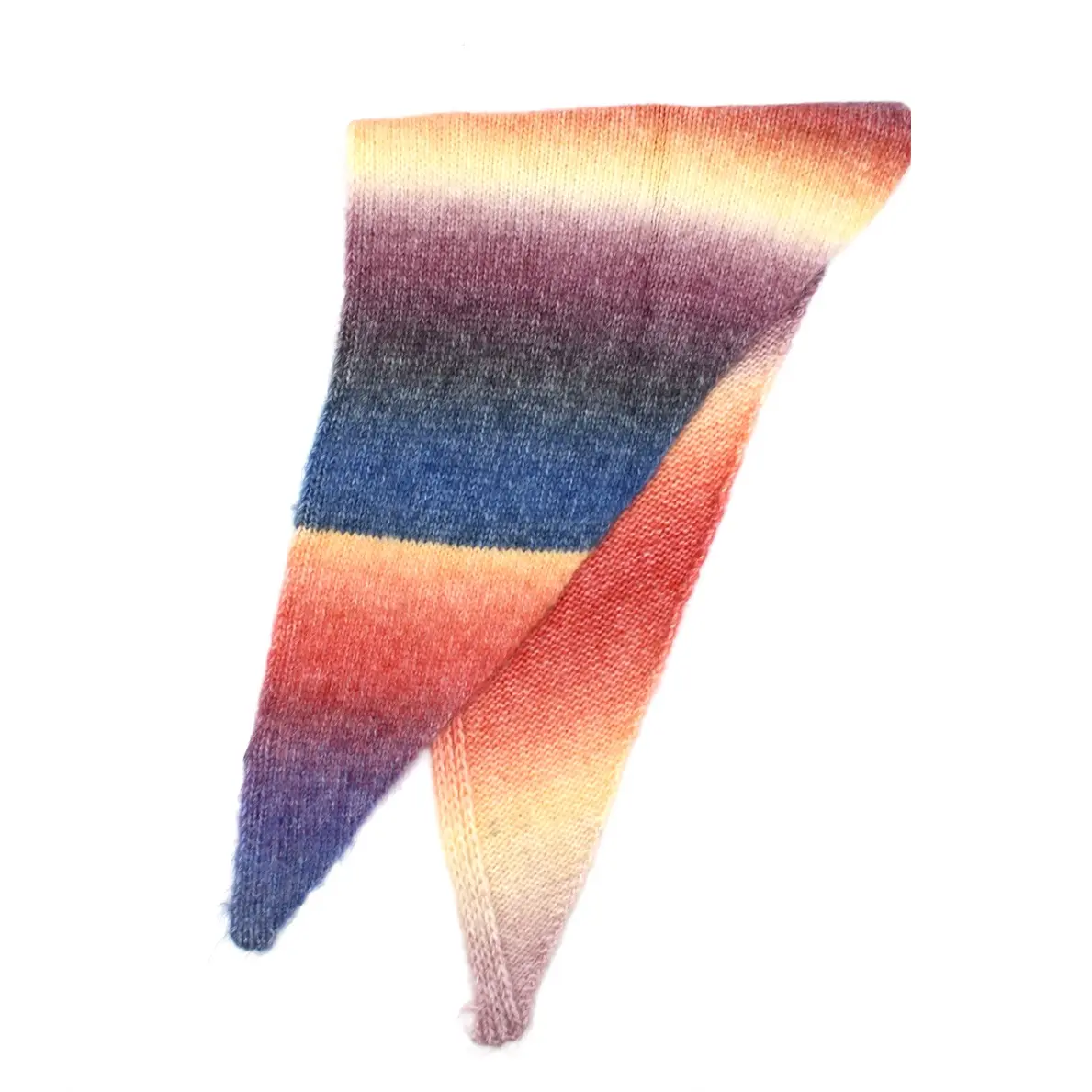 Écharpe triangulaire dégradée
