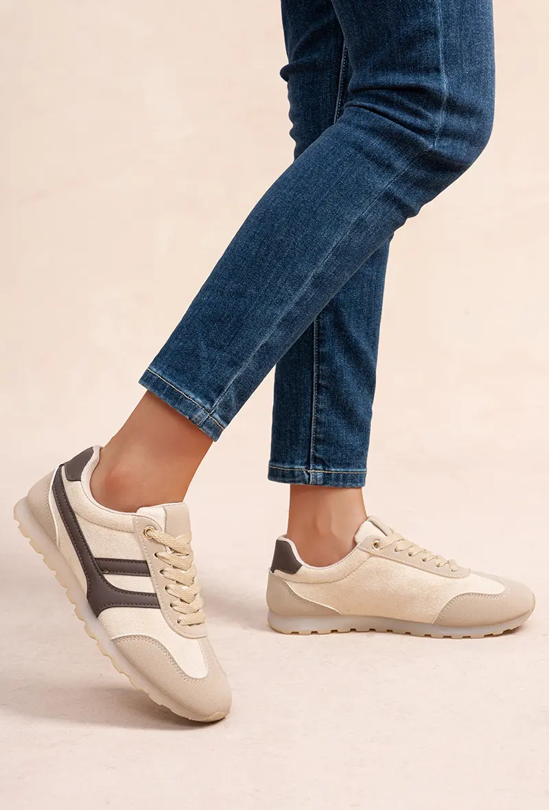 Retro Style Low-Top Suede Sneakers (Ref: K1886)