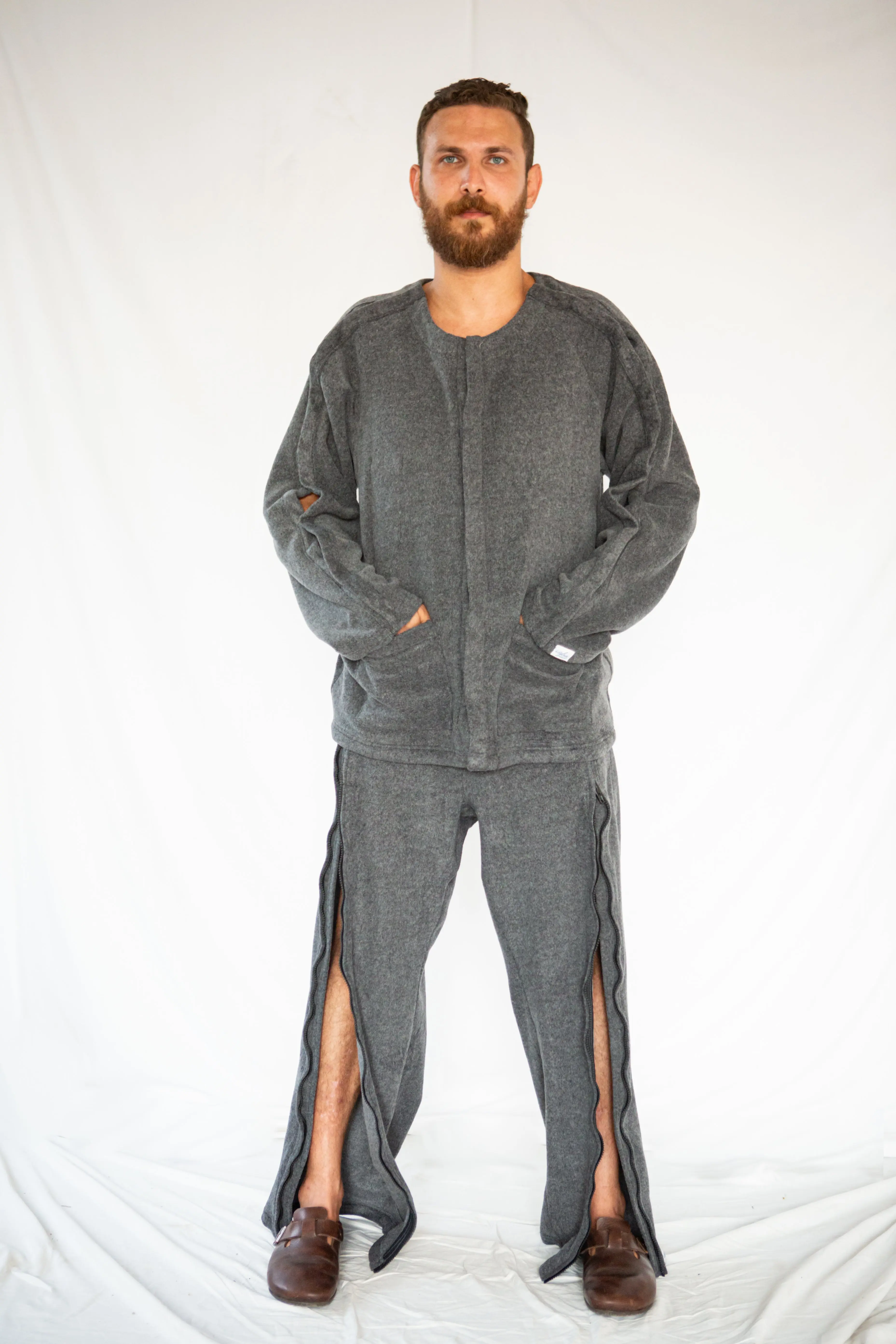 Completo comodo - Pile - Pantaloni e gilet a maniche lunghe.