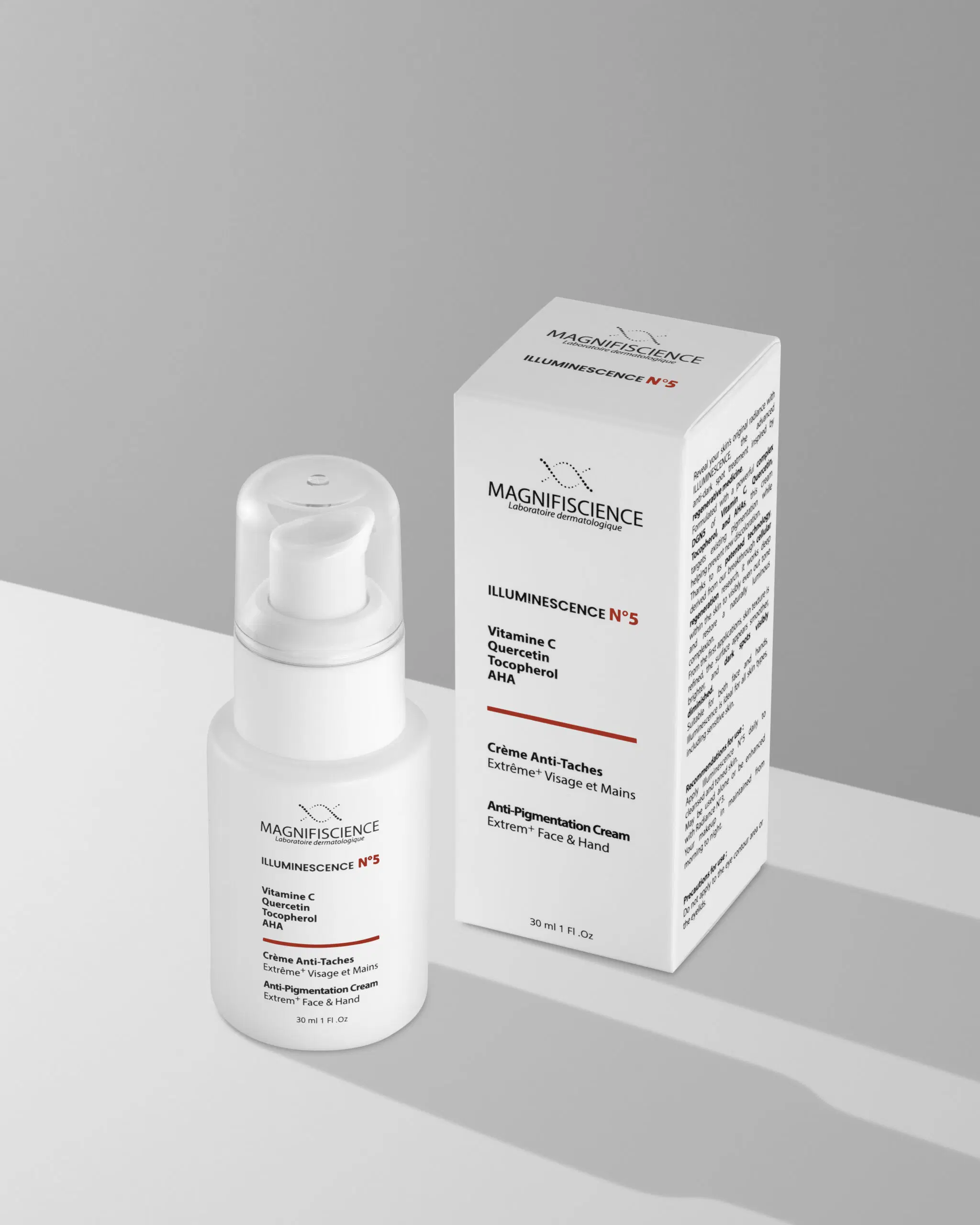 Illuminescence N°5 Extreme Anti-Dark Spot Cream + Face & Hands 30ml