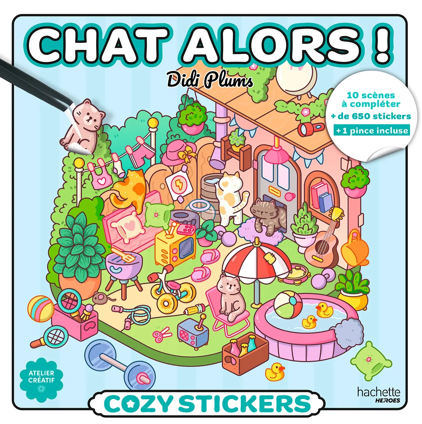Cozy Stickers Didi Plums (with clip) - Cat's away!