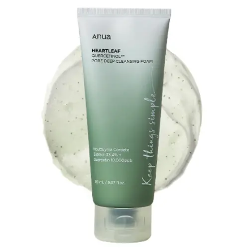 Mousse nettoyante pour les pores ANUA Heartleaf au quercétinol 150 ml