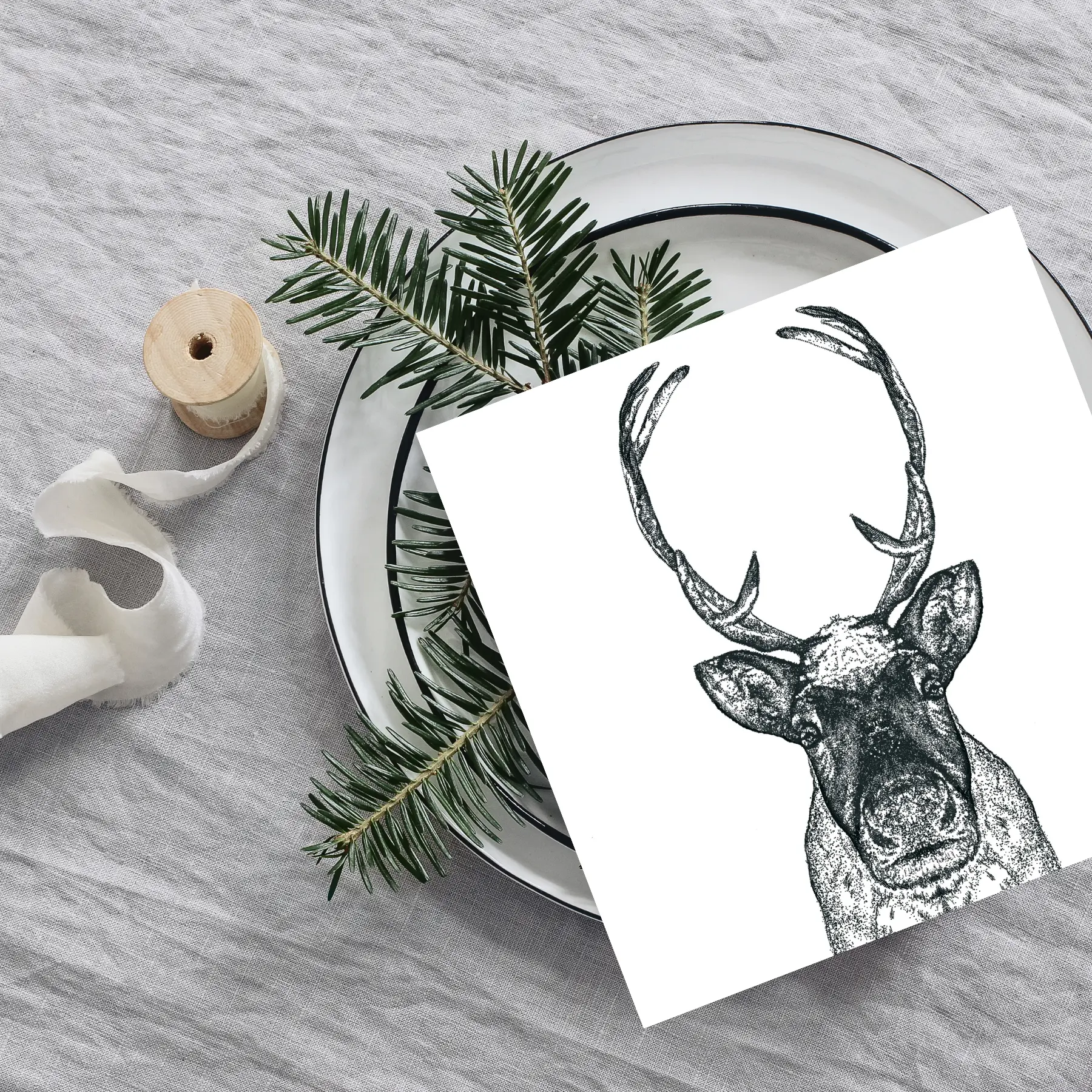 Reindeer Greeting Card