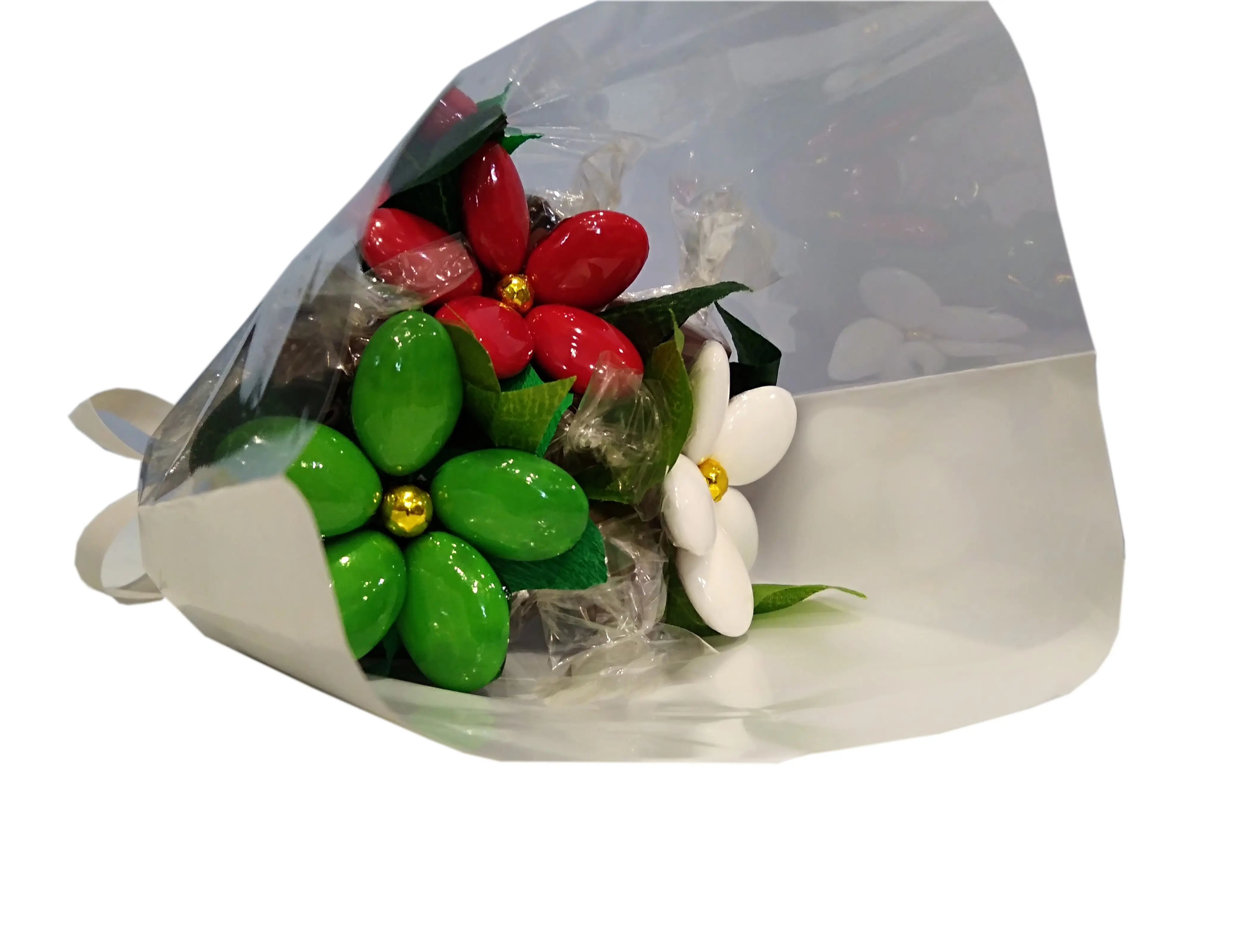 Mini Christmas bouquet of chocolates and chocolate dragees