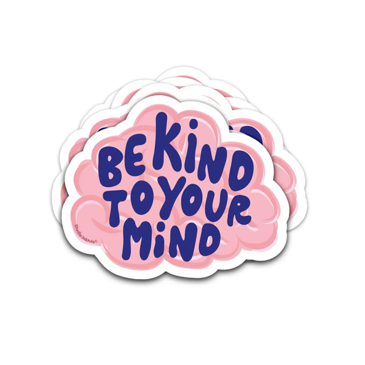 Dishwasher-safe Sticker Be kind to your mind