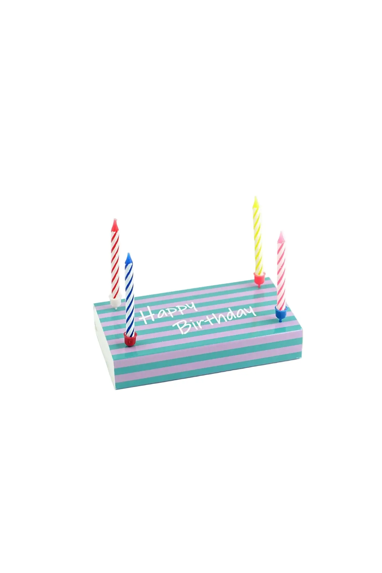 Happy Birthday Streichhölzer STRIPES