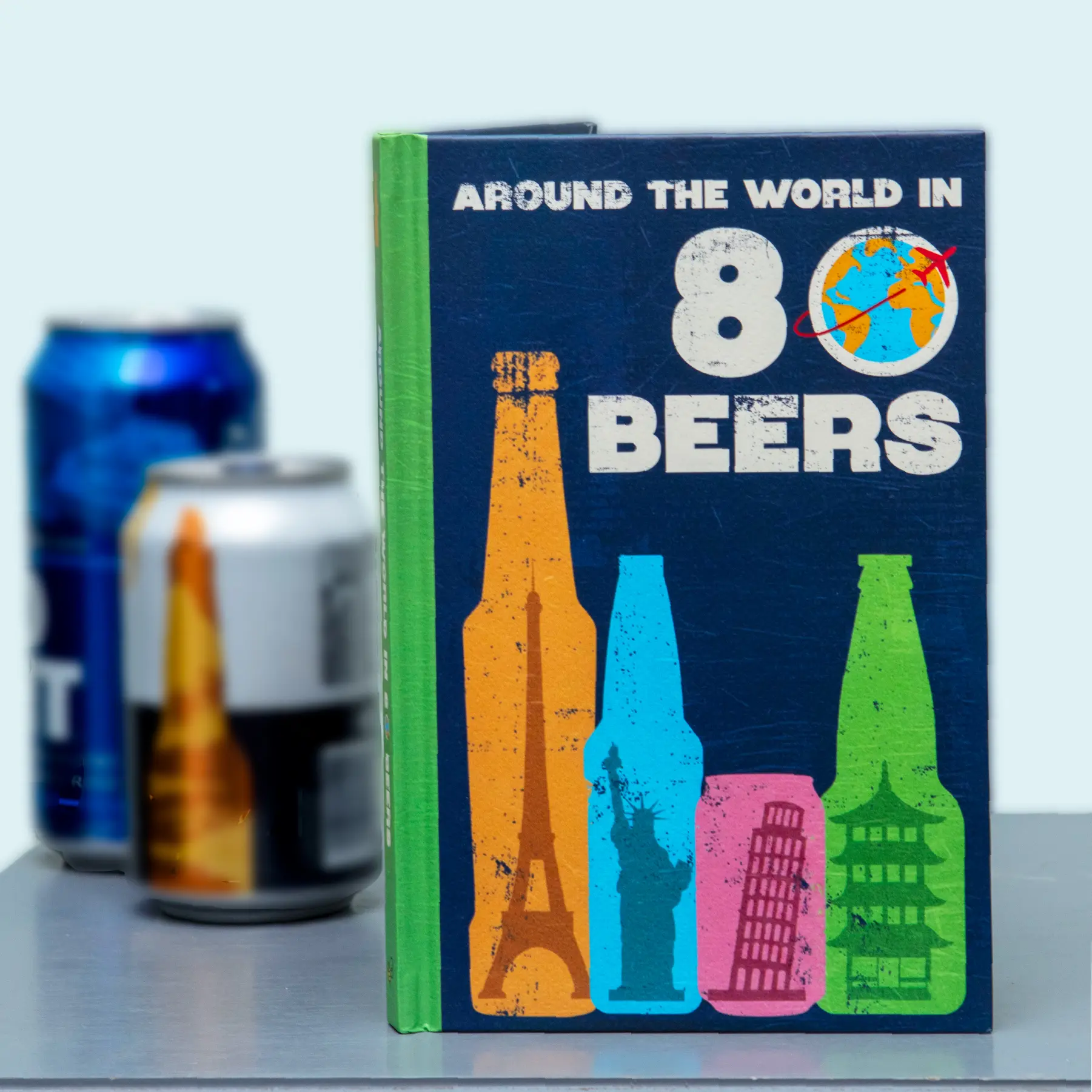 Libro de regalo "La vuelta al mundo en 80 cervezas" para hombres