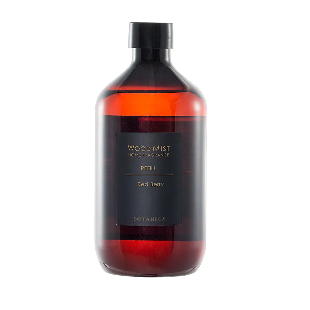 Recharge/Diffuser de parfum d'ambiance Red Berry 500 ml - collection Wood Mist / BOTANICA Fragrance Japan
