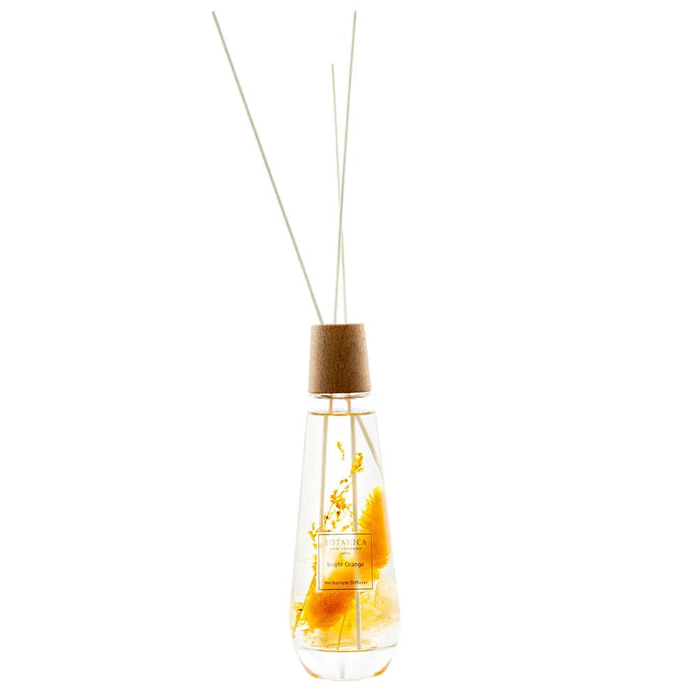 Diffuser de parfum d'ambiance Bright Orange 140 ml - collection Herbarium / BOTANICA Fragrance Japan