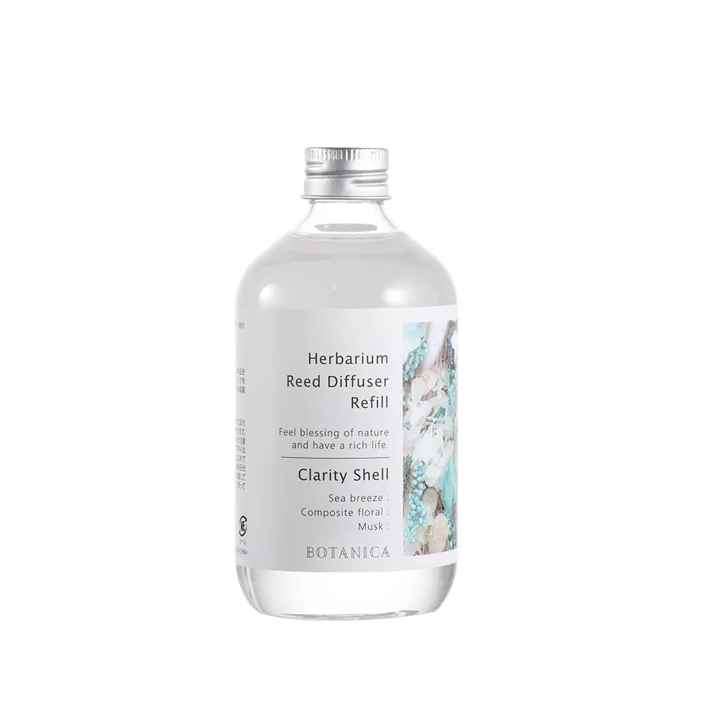 Recharge/Diffuser de parfum d'ambiance Clarity Shell 300 ml - collection Herbarium / BOTANICA Fragrance Japan