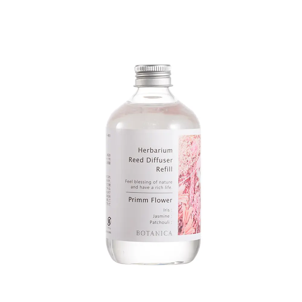 Recharge/Diffuser de parfum d'ambiance Primm Flower) 300 ml - collection Herbarium / BOTANICA Fragrance Japan
