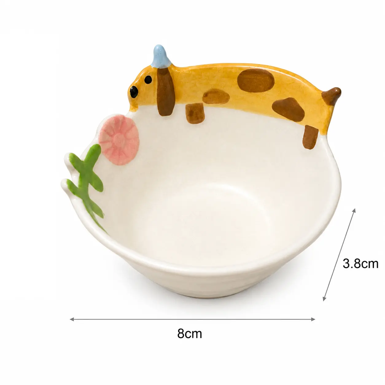 Cute Cat & Dog Ceramic Dipping Bowl | Mini Sauce Dish