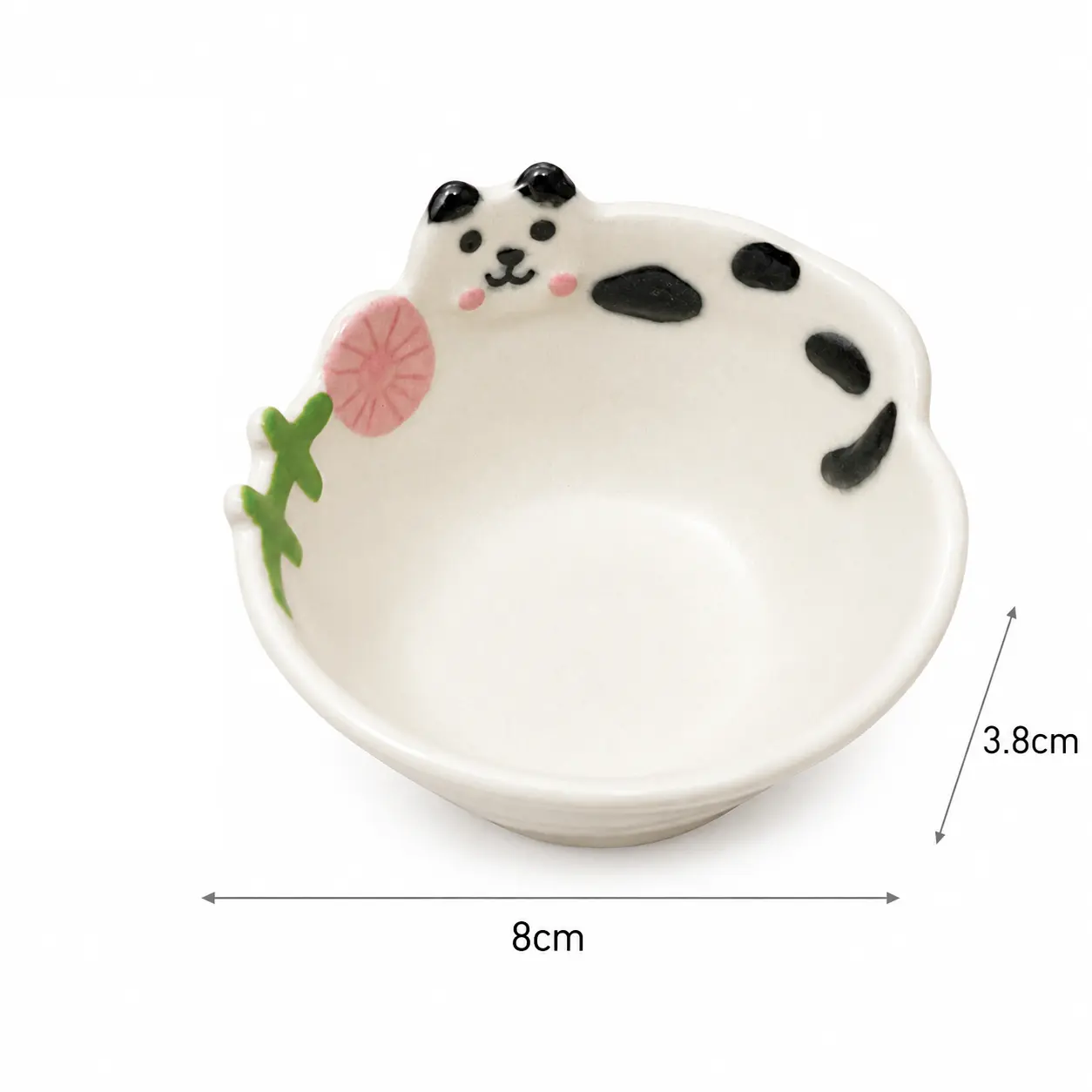 Cute Cat & Dog Ceramic Dipping Bowl | Mini Sauce Dish