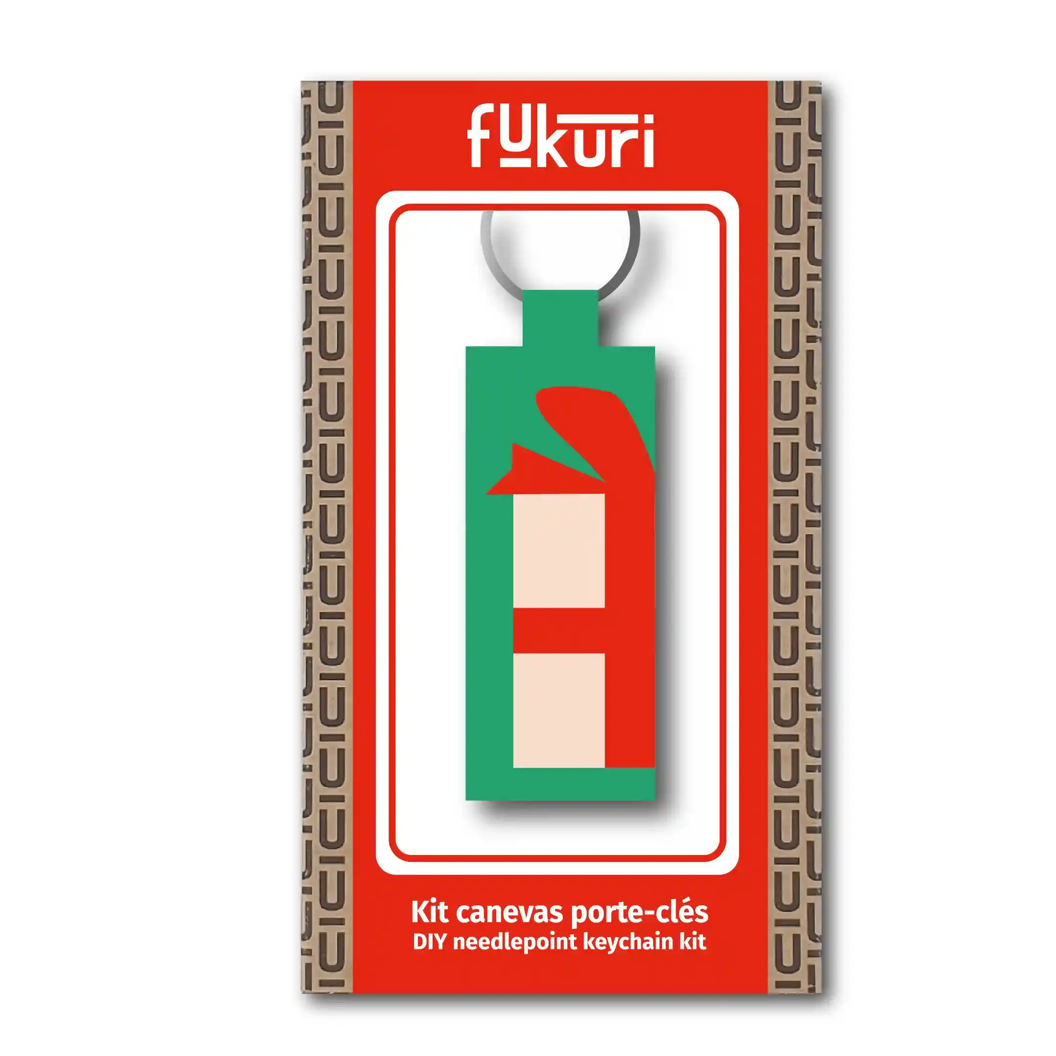 Kit DIY canevas Porte-clés -  Cadeau Noël