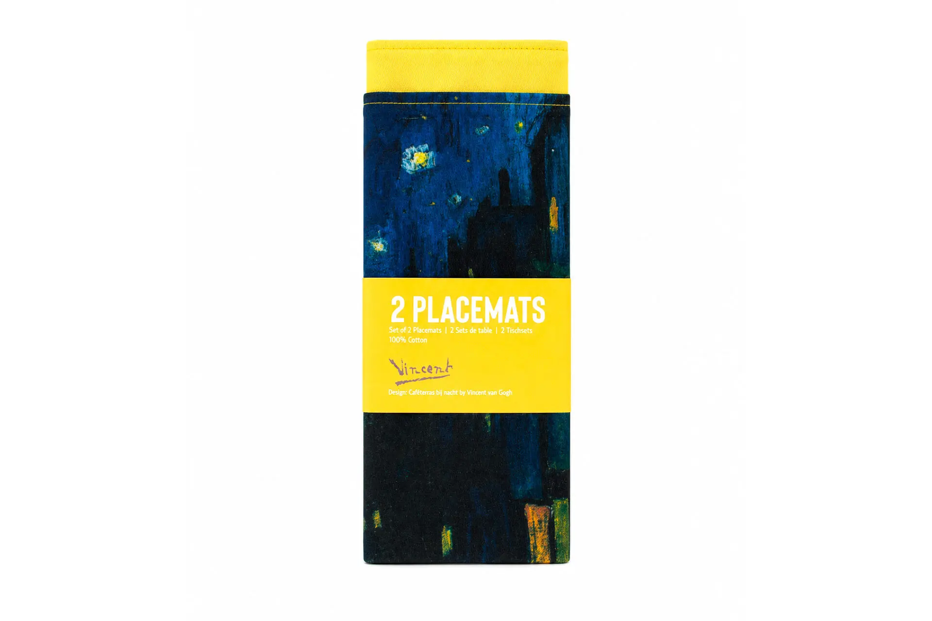 Cotton Placemats Set of 2 – Cafe Terrace at Night – Van Gogh