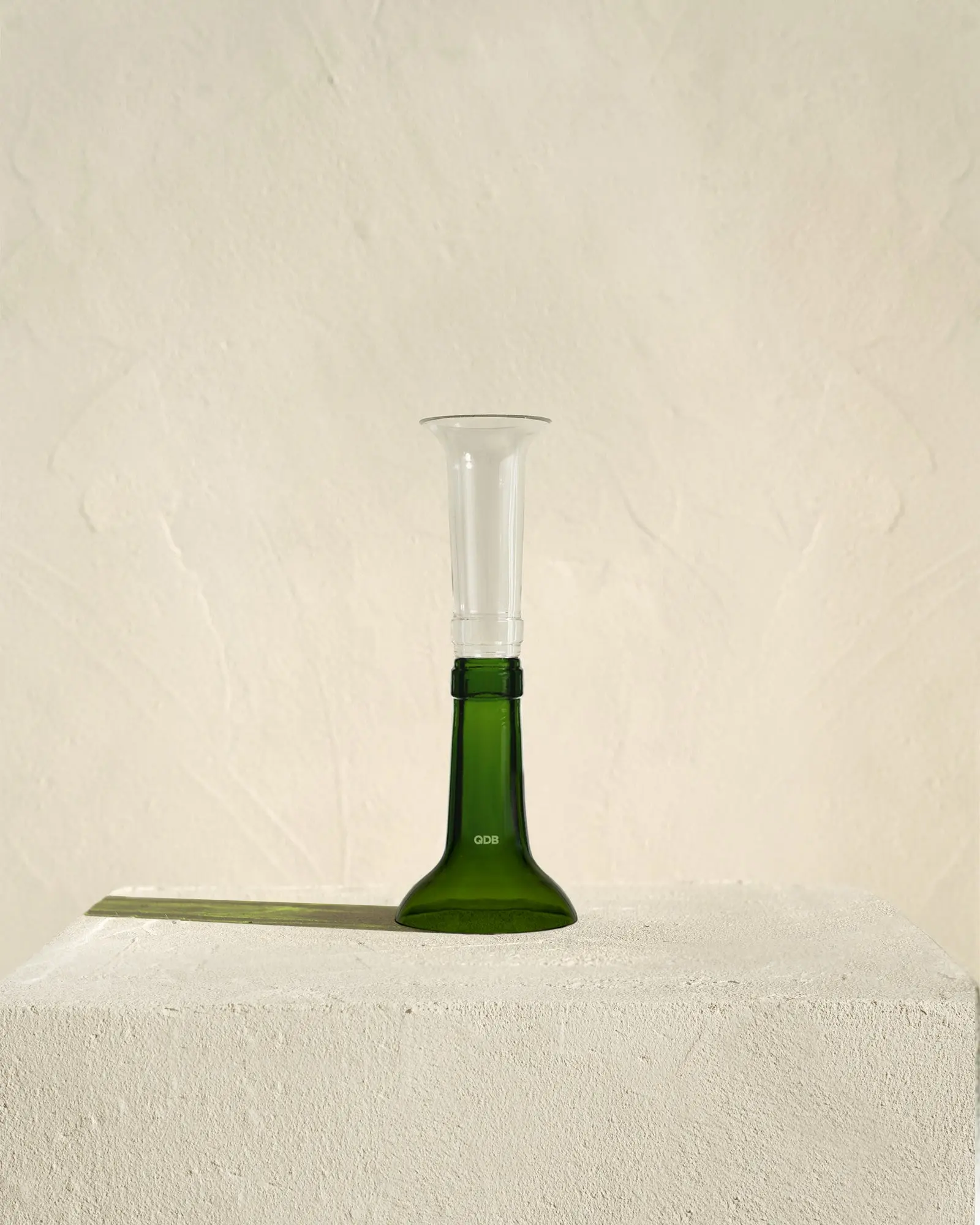 Bougeoir - Blanc/Vert