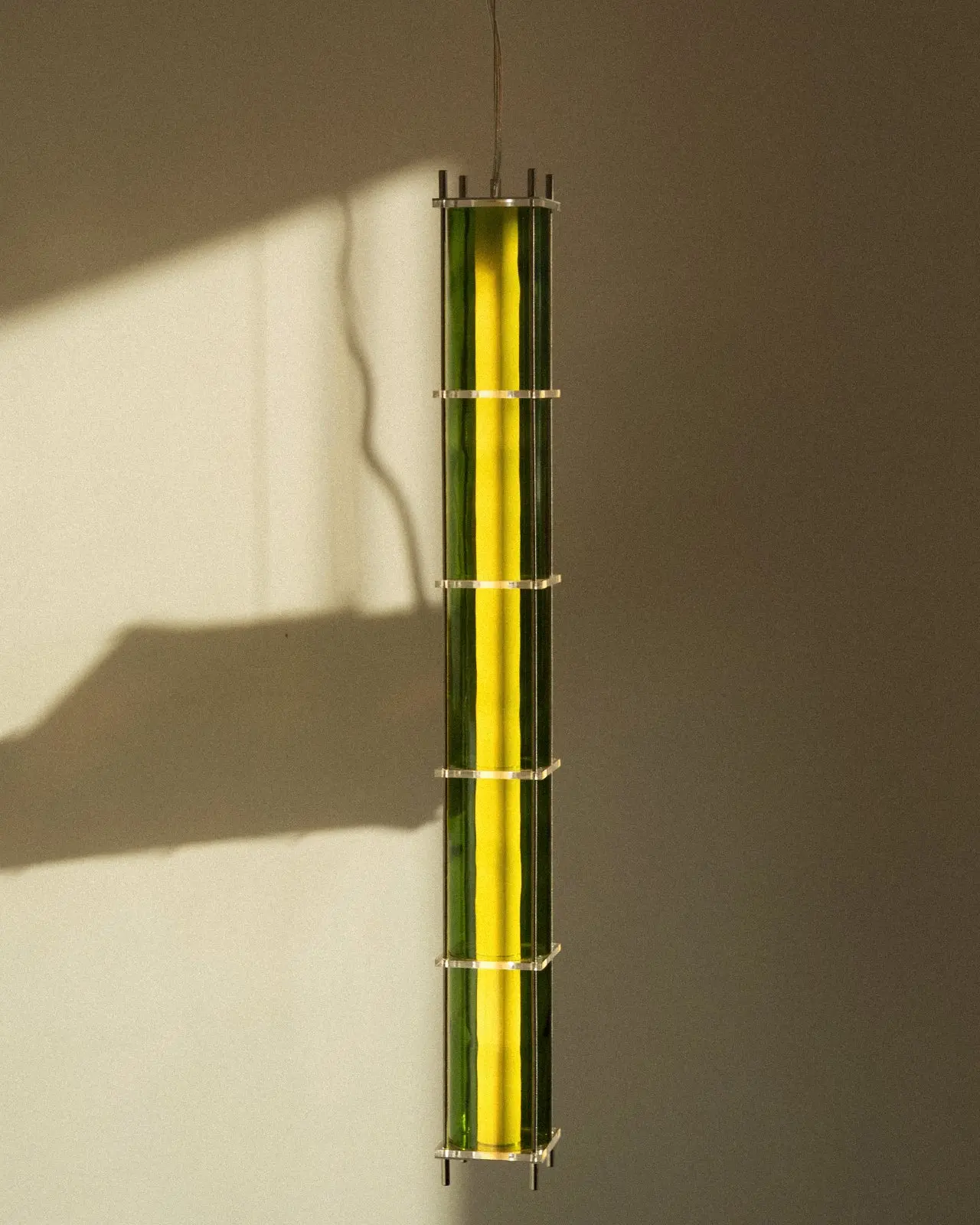 QDB Editions + Théo Charasse | Green Vertical Pendant Light
