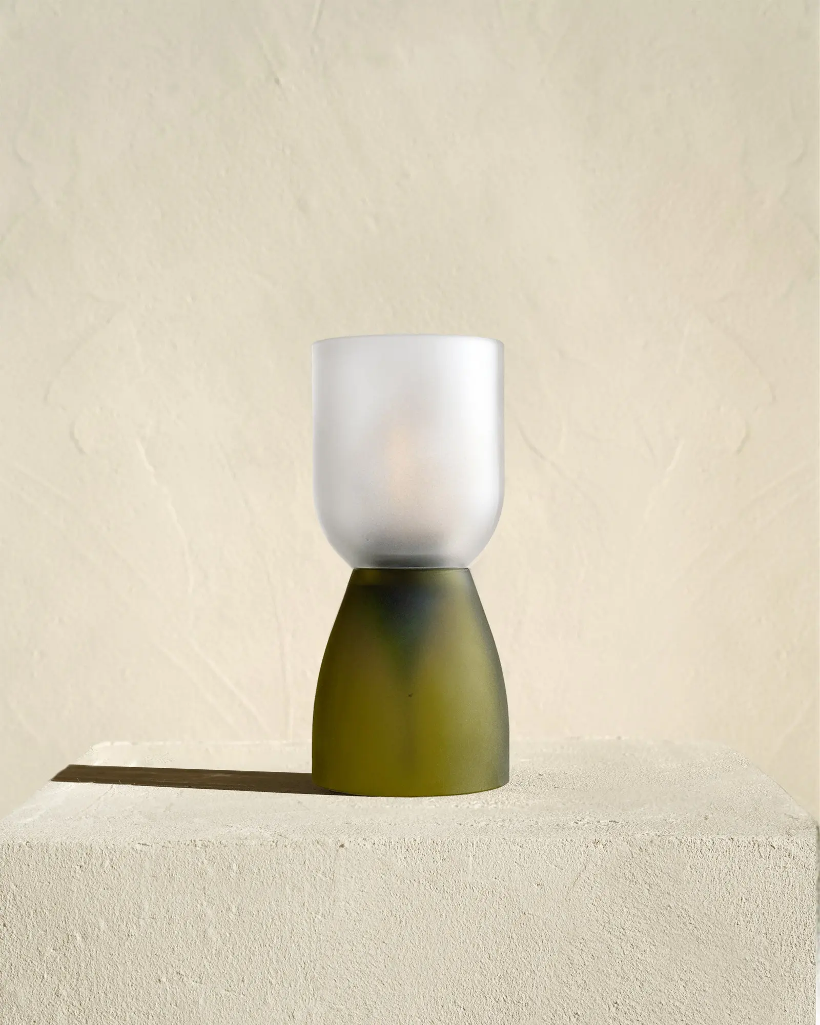 Lampe à poser - Blanc/Feuille morte