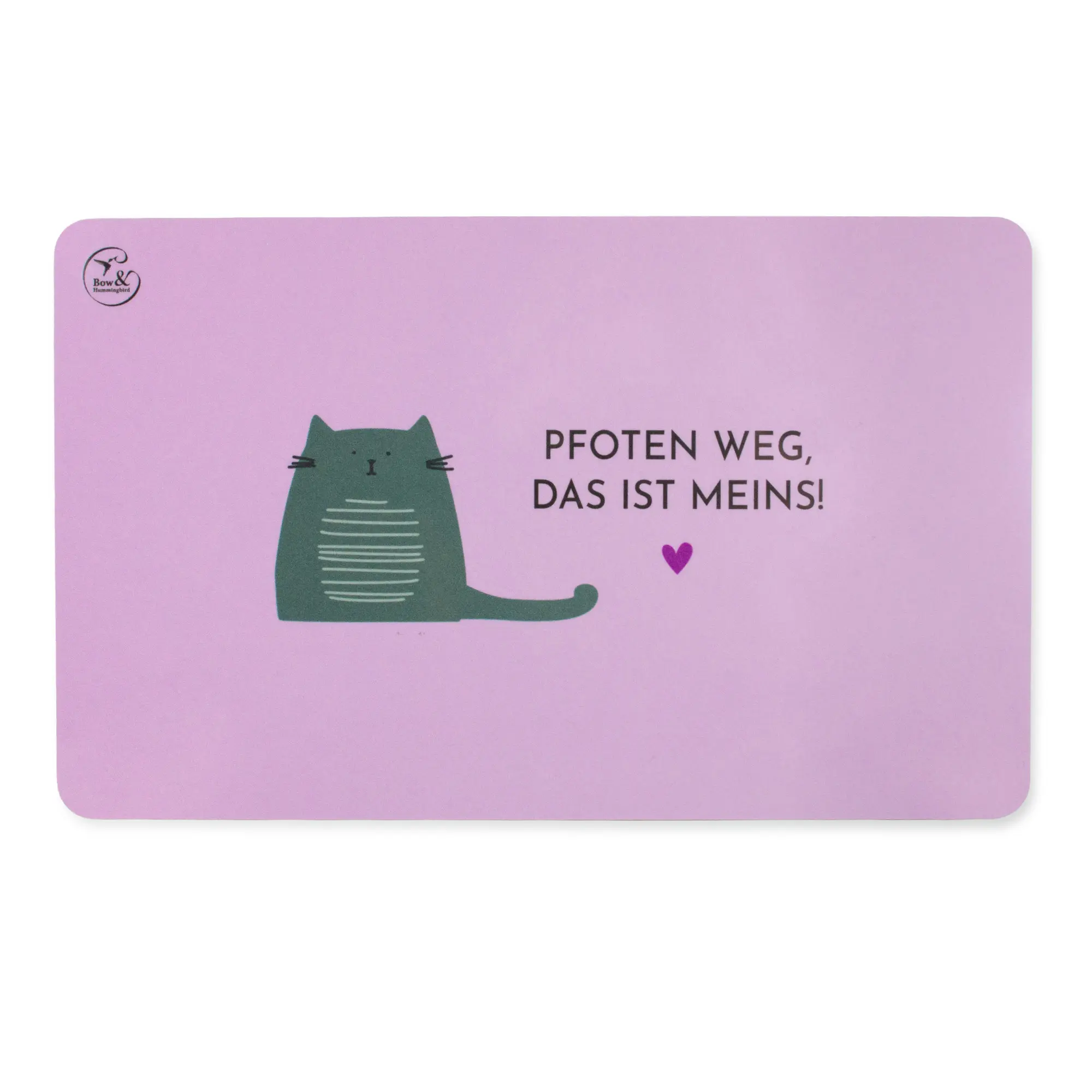 Frühstücksbrettchen Melamin Katze „Pfoten weg, das ist meins!“