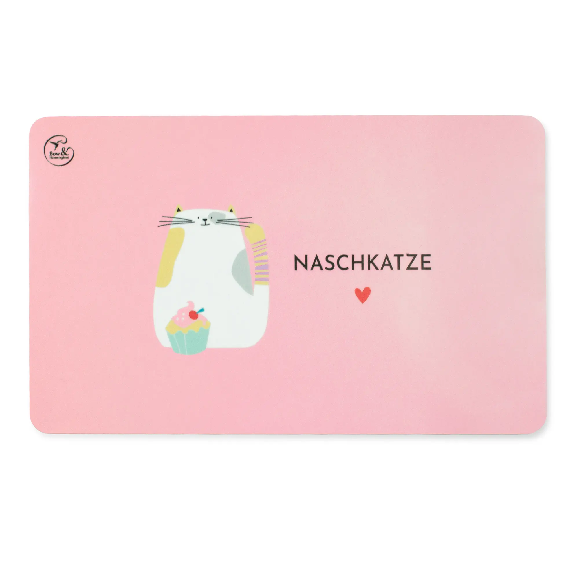 Frühstücksbrettchen Melamin Katze „Naschkatze“