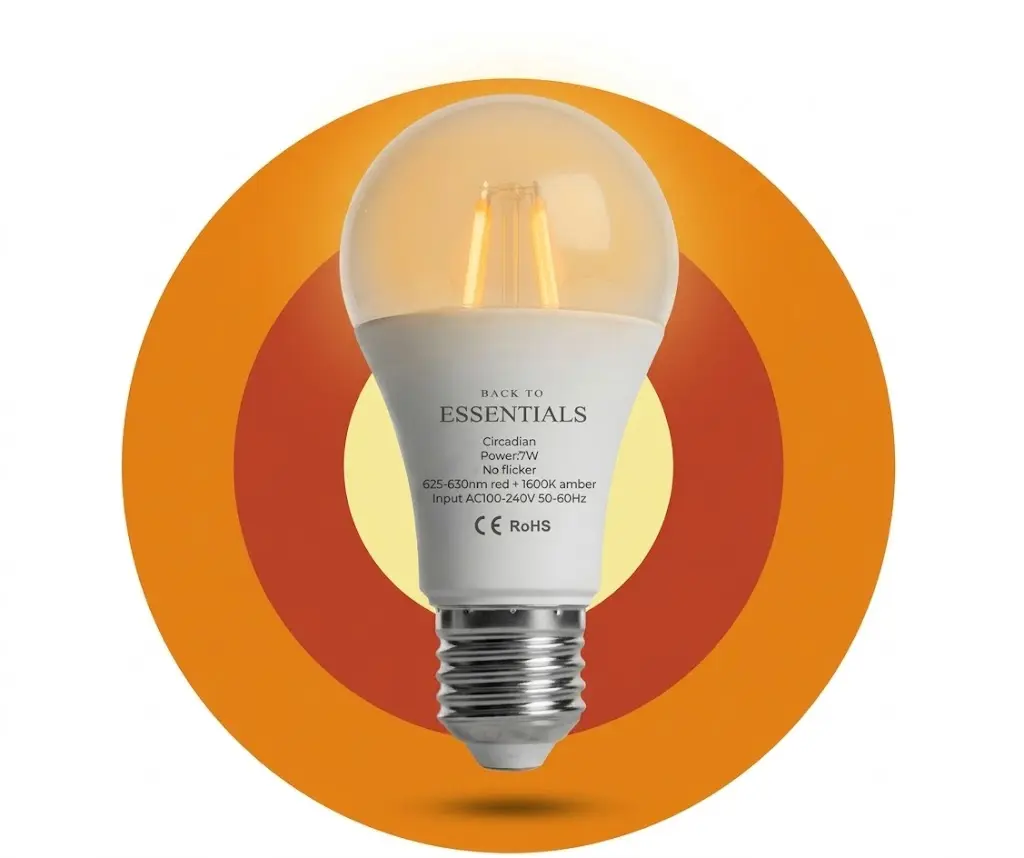 TRICOLOR Bulb · Amber ~+1000 nm + Red 625–630 nm