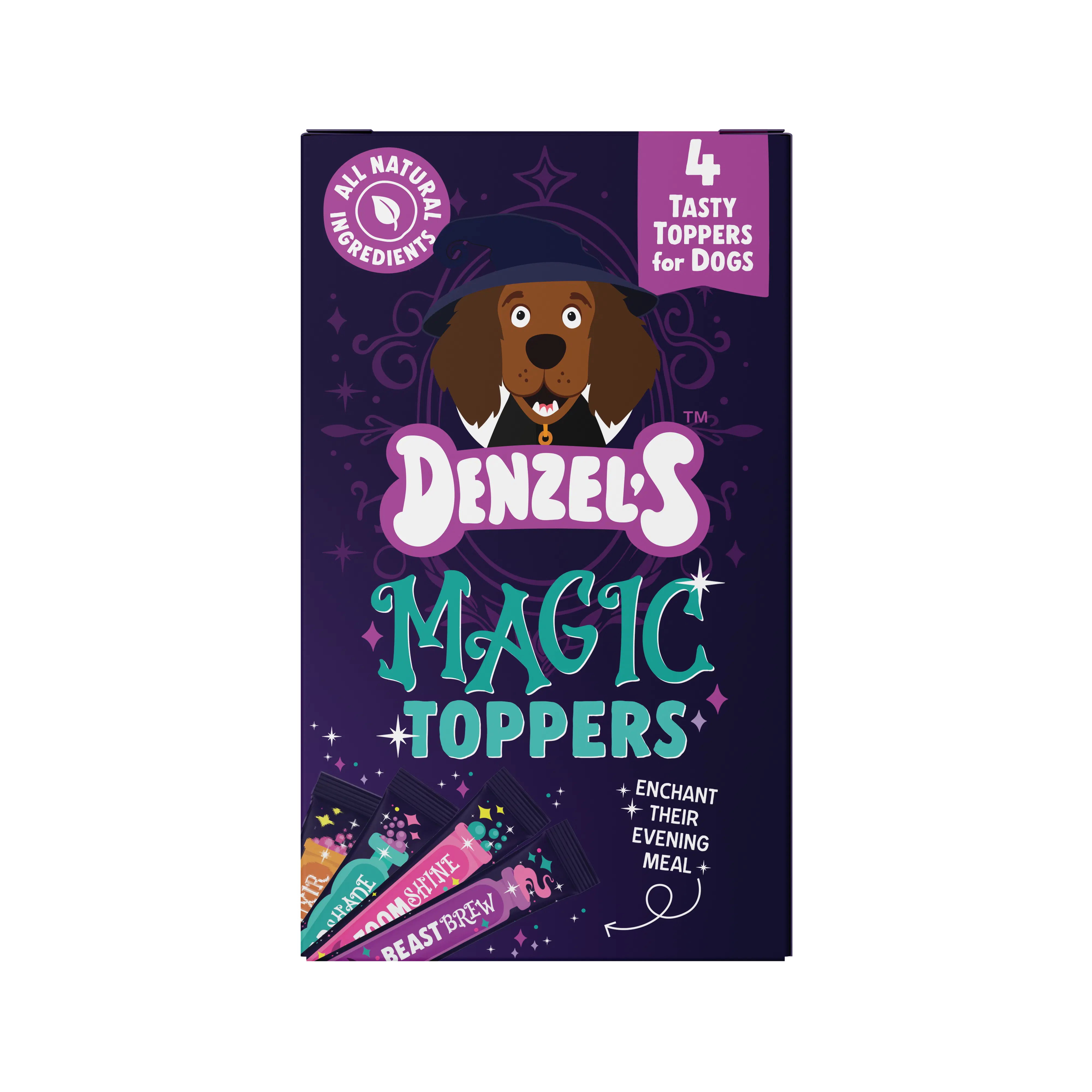 Adornos de Halloween de Denzel para perros - Caja de 6