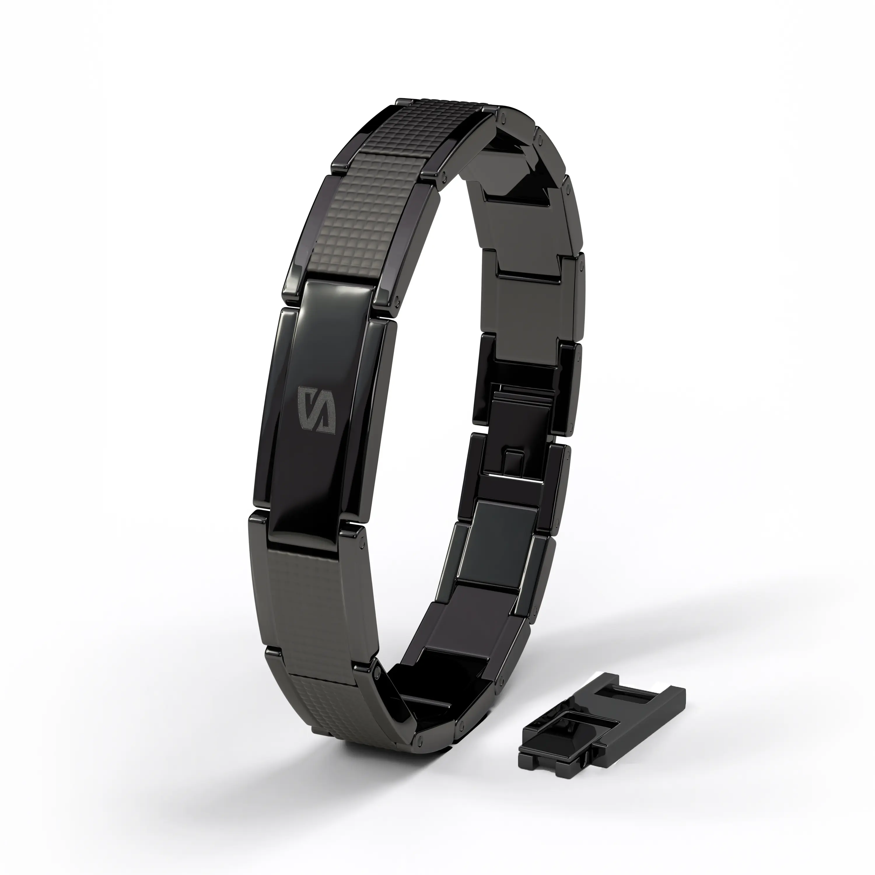 Pulsera de acero inoxidable "Impacto"