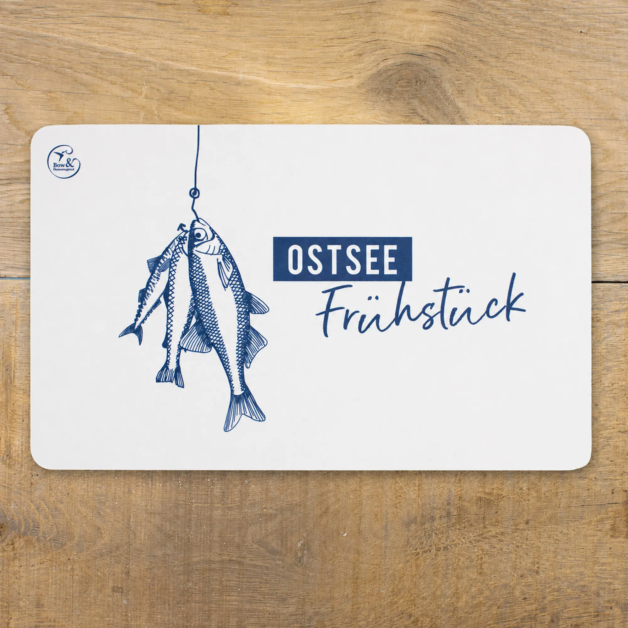 Frühstücksbrettchen Melamin Fische „Ostsee-Frühstück“