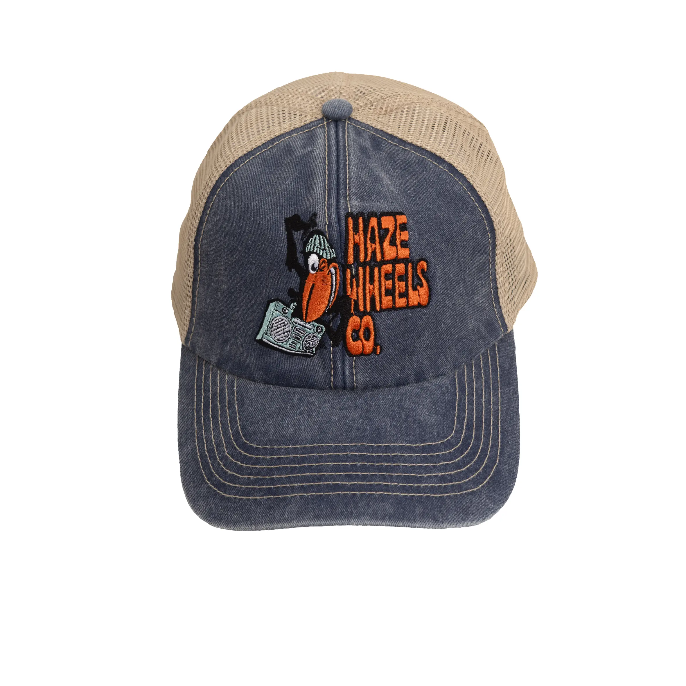 Haze cap 101Chichi Vintage washed jean Trucker