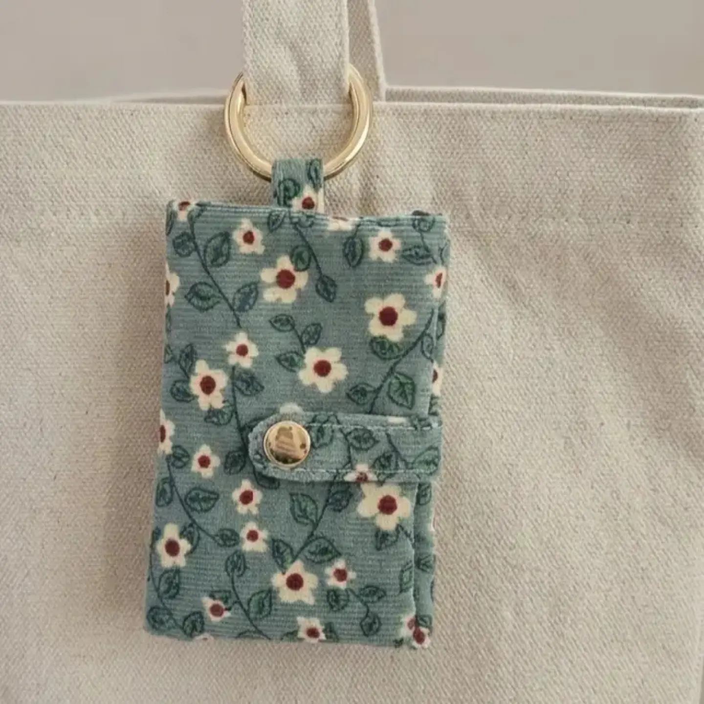 Double cotton coin purse